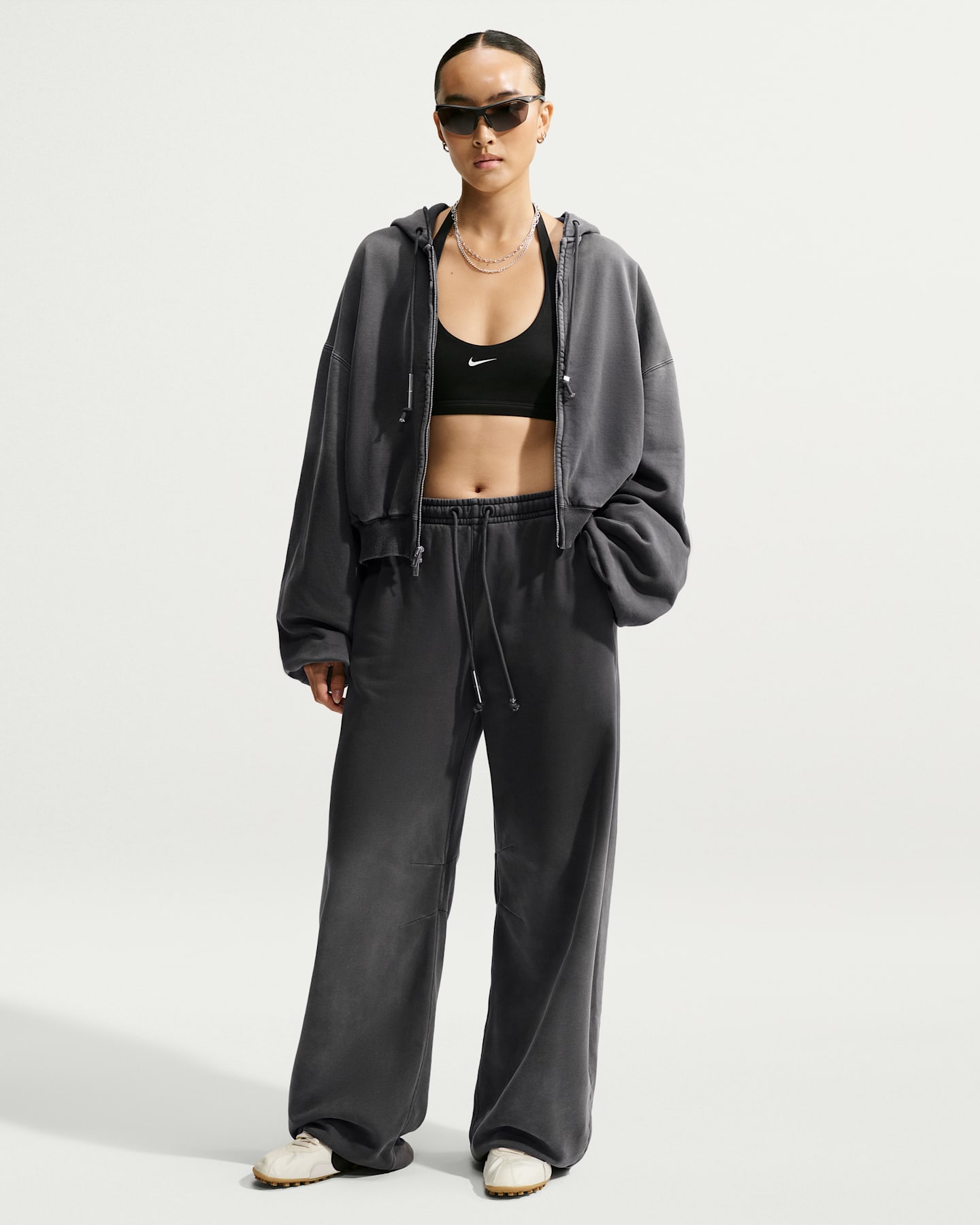 Женские брюки Nike Energy Studio Fleece, цвет: Чёрный — фото 1
