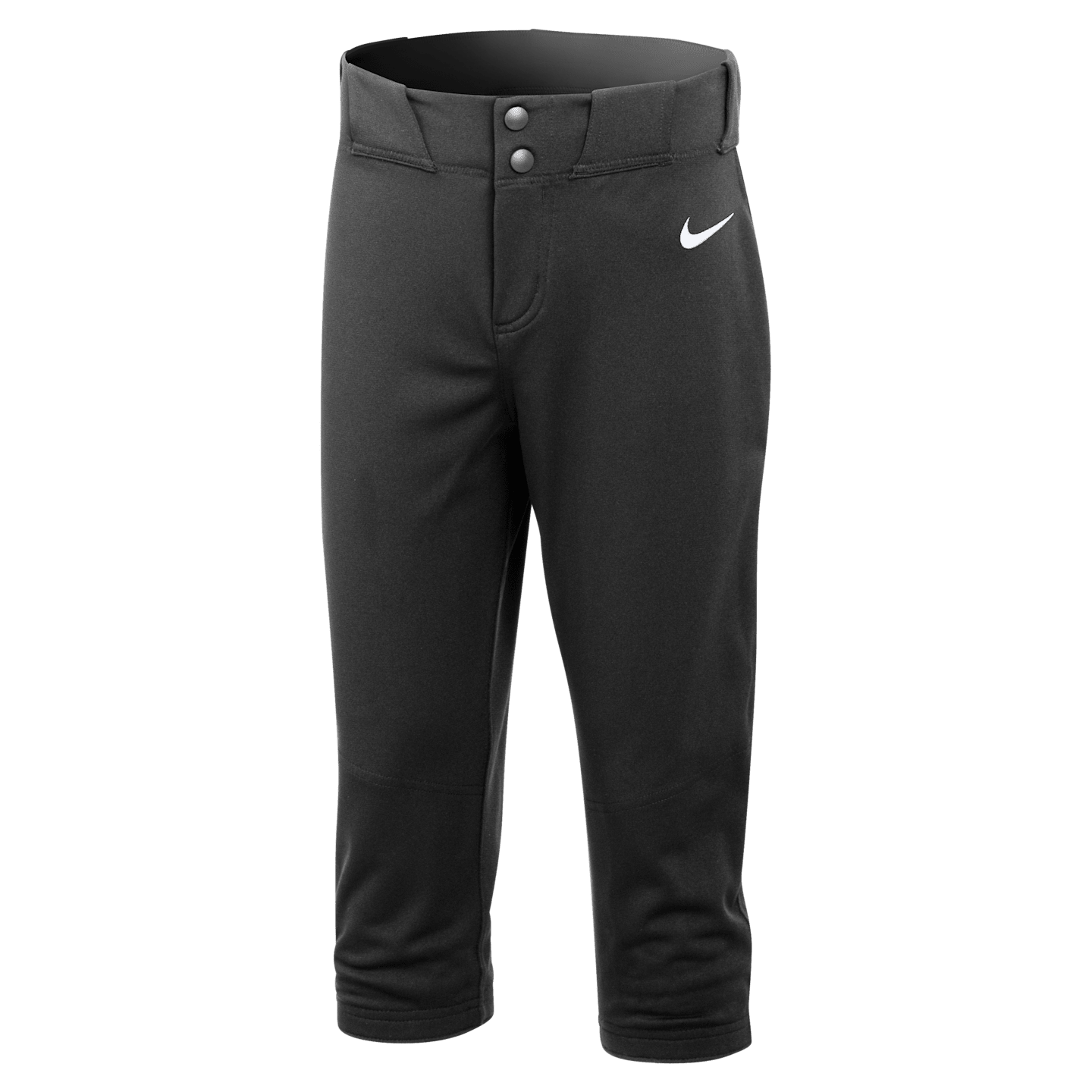 Детские софтбольные брюки Nike для девочек, цвет: Чёрный / Белый — фото 1