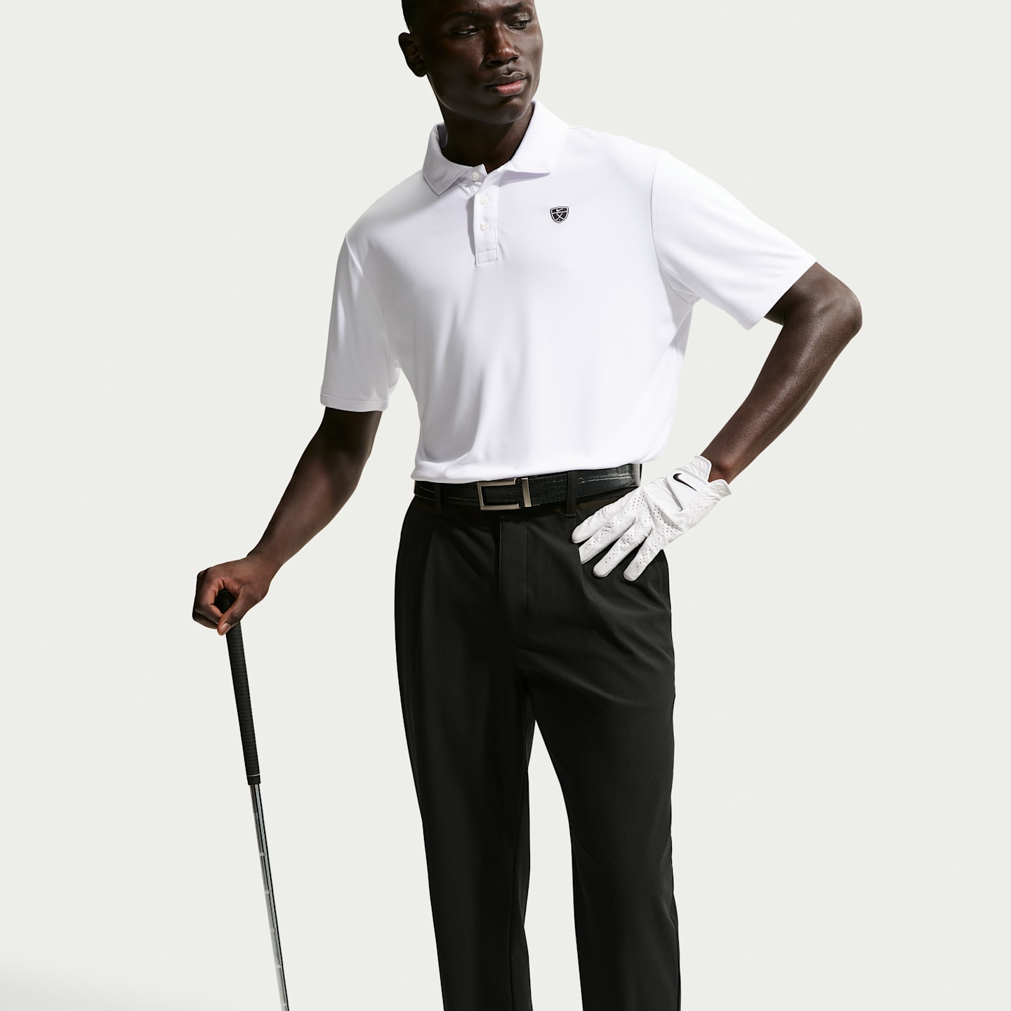 Мужские брюки для гольфа Nike Par Dri-FIT свободного кроя, цвет: Чёрный — фото 4