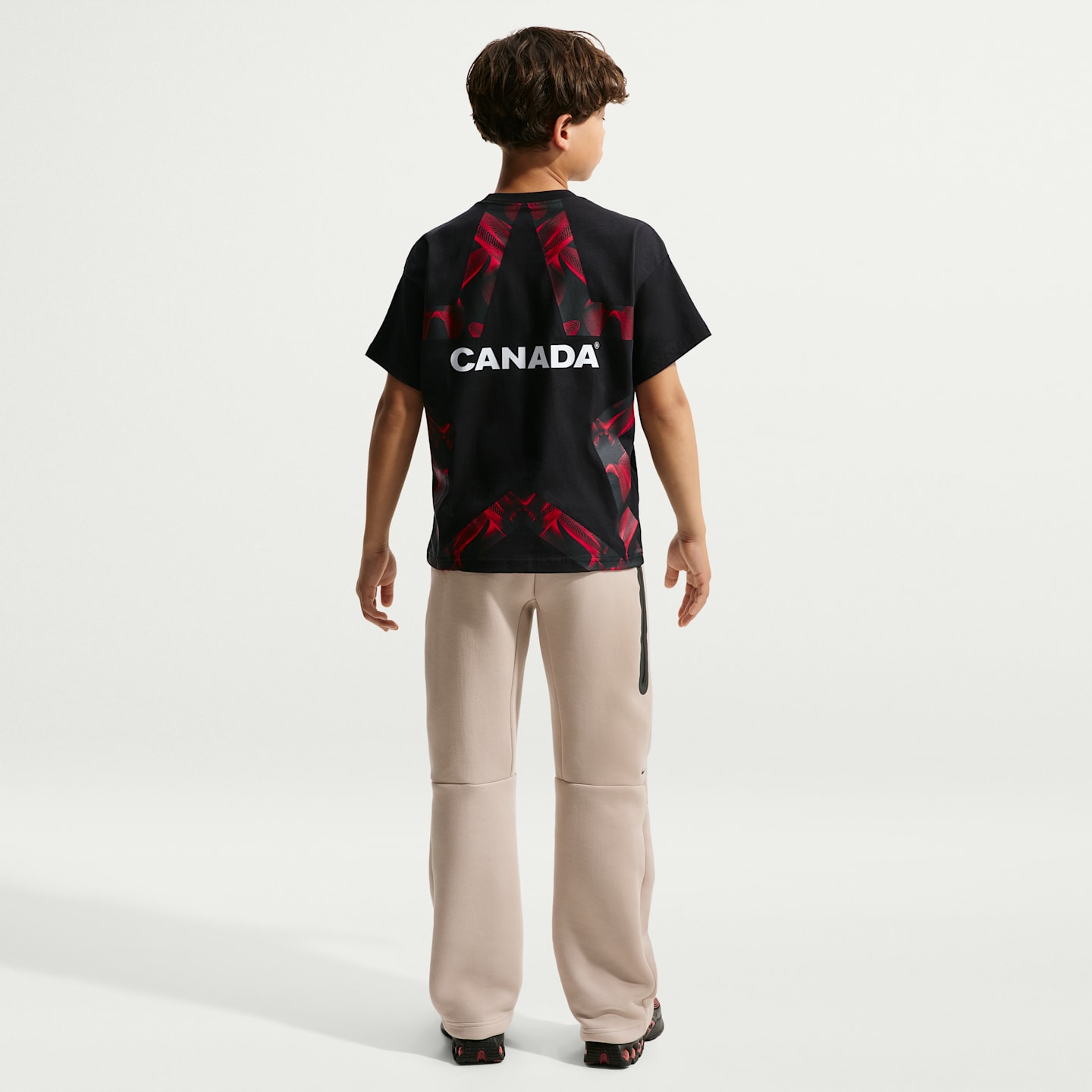 Детская футболка Nike Canada Premium Goalkeeper Soccer, цвет: Чёрный — фото 5