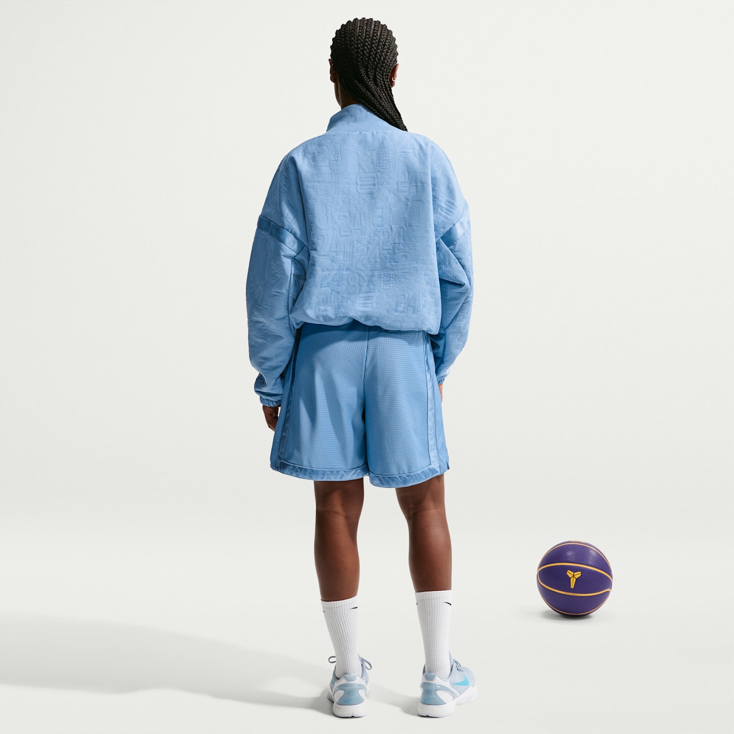 Женская баскетбольная куртка Nike Kobe, цвет: Синий — фото 5