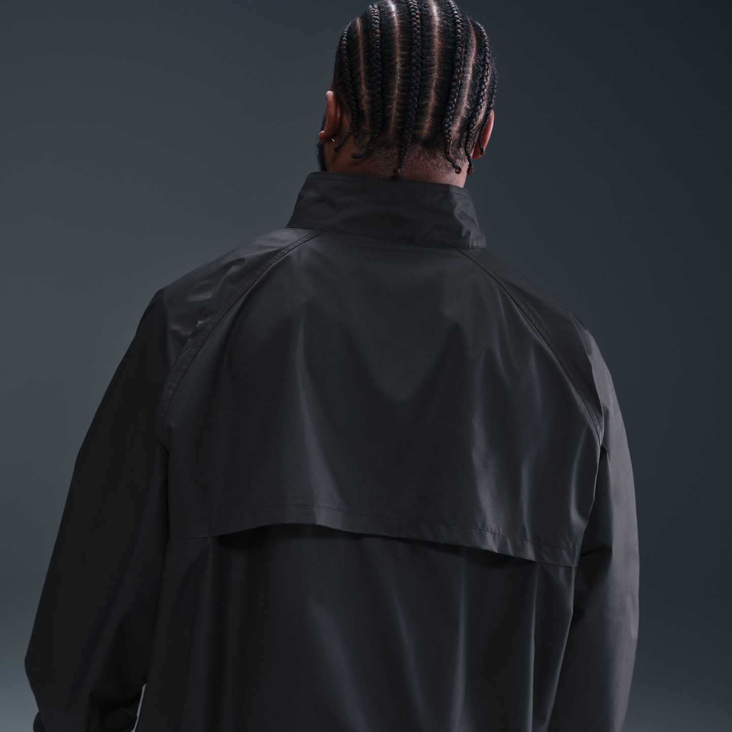Мужская куртка на молнии Nike Sportswear Club Roscoe, цвет: Чёрный / Белый — фото 7