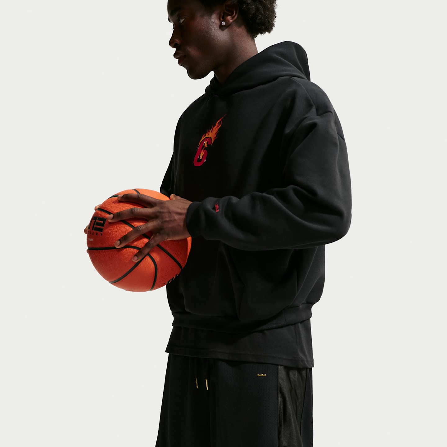 Мужские баскетбольные шорты Nike LeBron Dri-FIT, цвет: Чёрный / Антрацитовый — фото 4