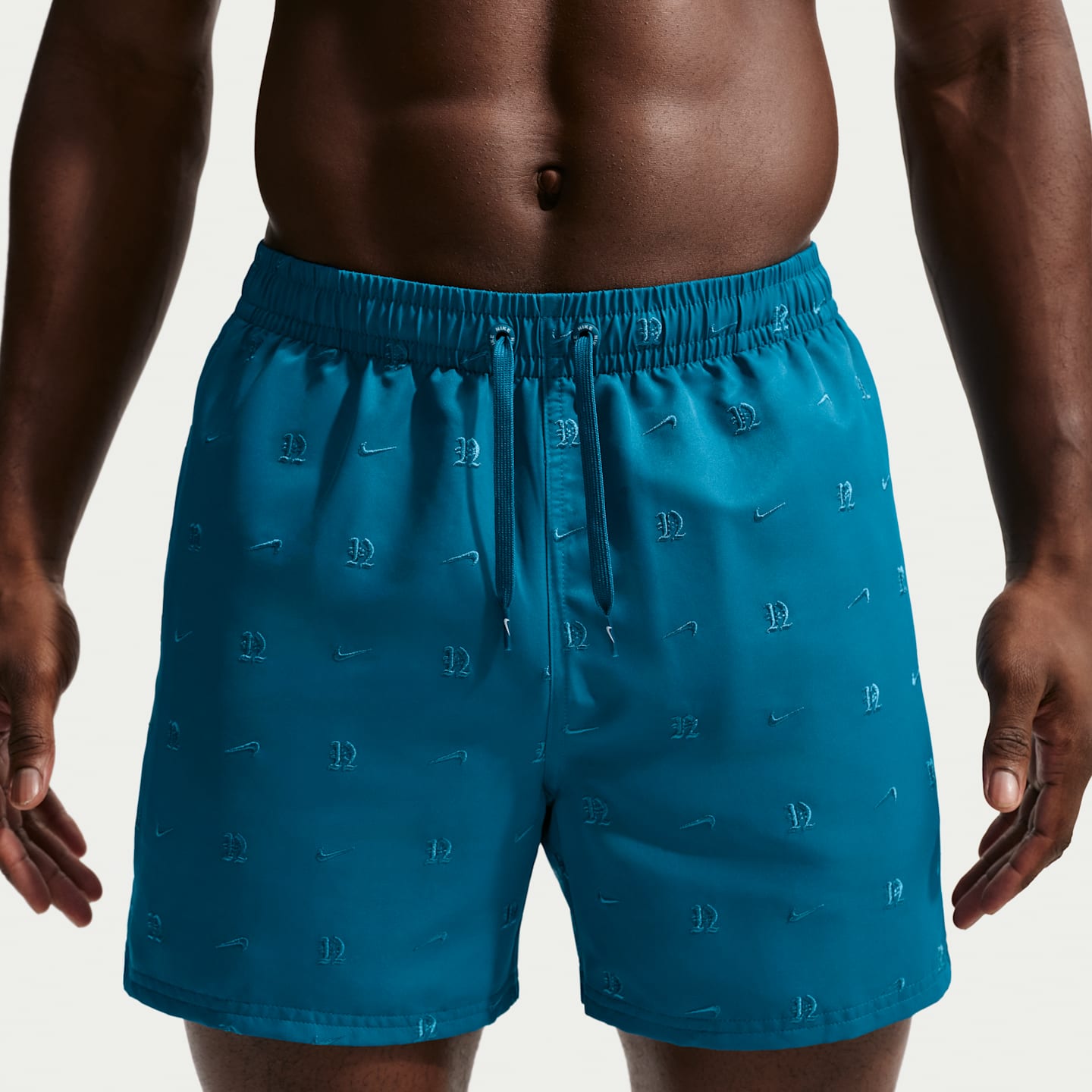 Мужские плавательные шорты Nike Swim Breaker, 5", на полной подкладке, цвет: Зелёный — фото 2