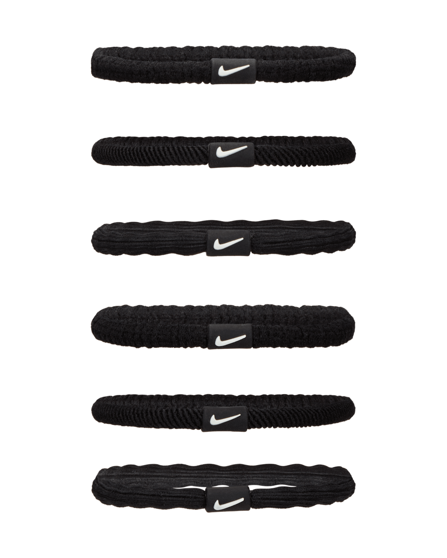 Резинки для волос Nike Flex, 6 шт, цвет: Чёрный — фото 2