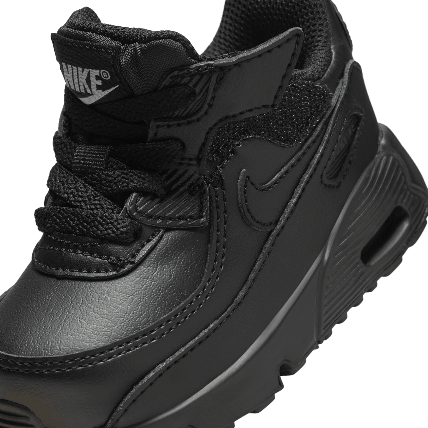 Детские кроссовки Nike Air Max 90 EasyOn Little Kids' Shoes, цвет: Чёрный — фото 7