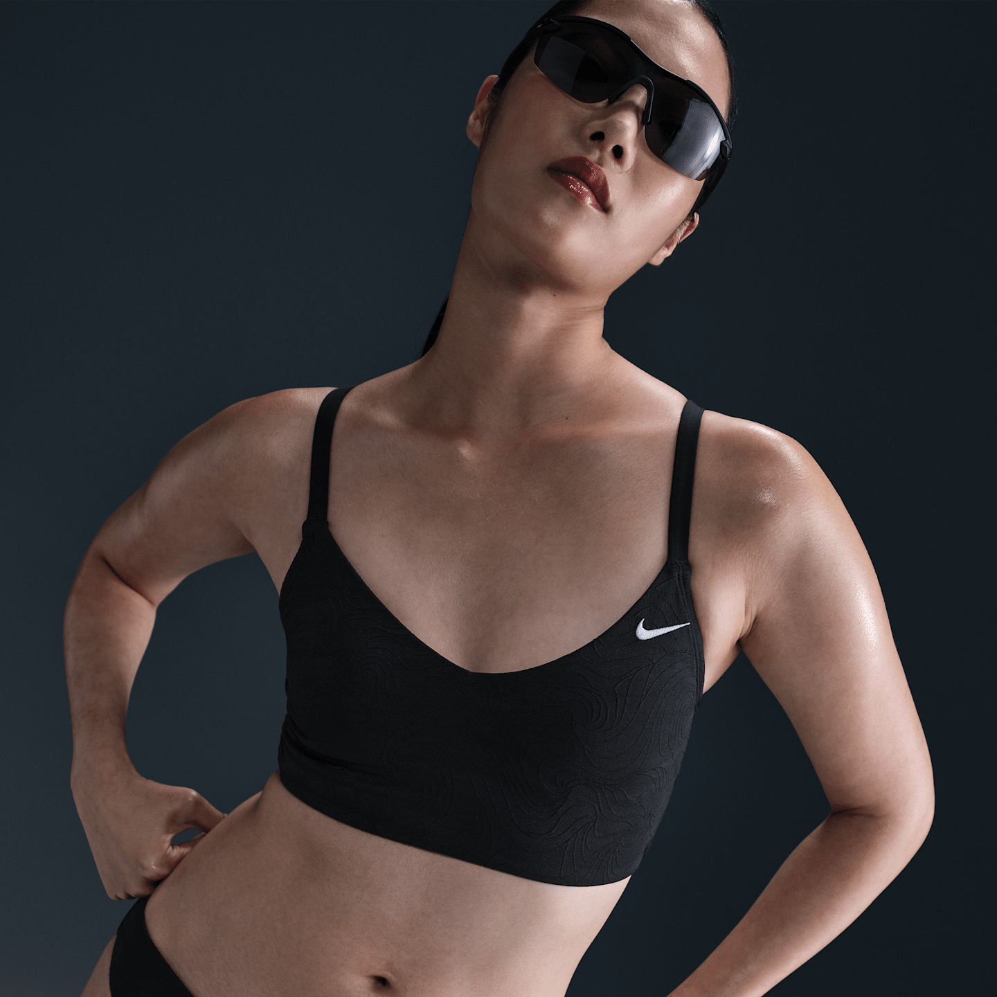 Низ бикини Hipster — Nike, цвет: Чёрный — фото 5