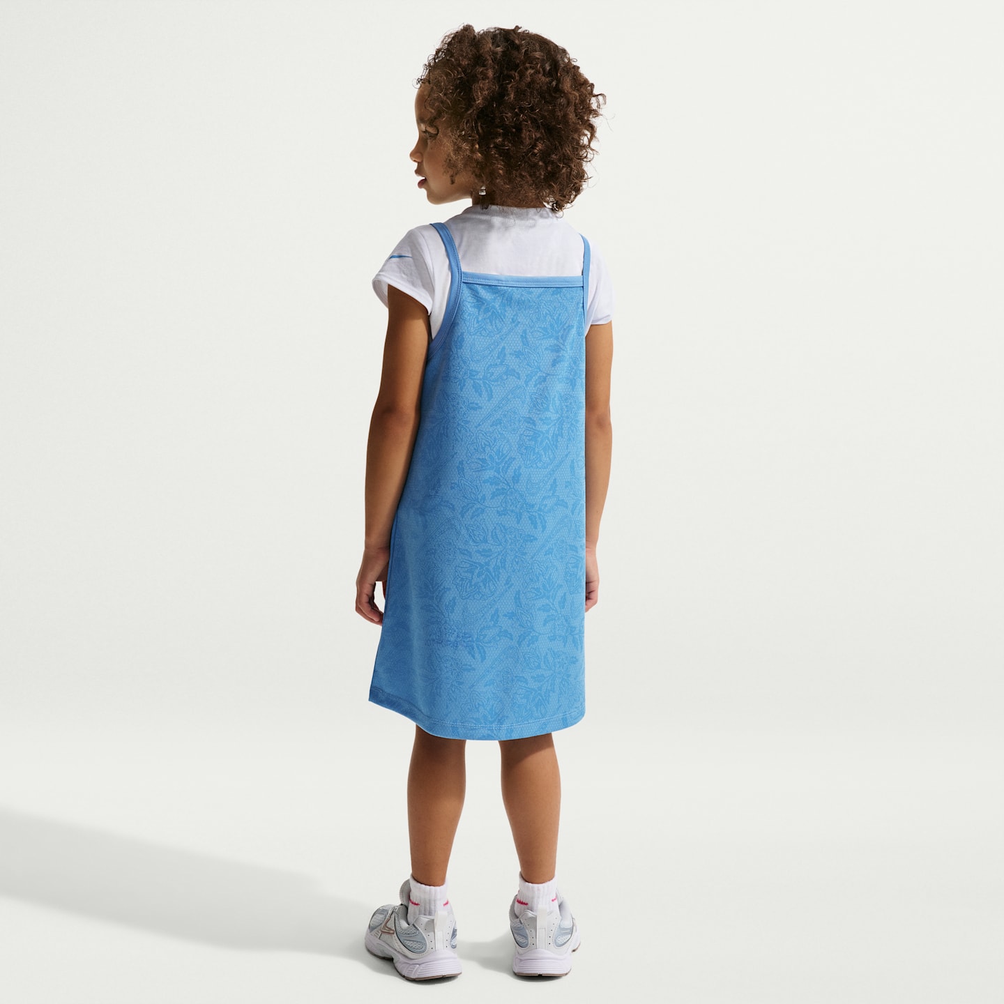 Детские платья Nike Move With Nature 2-Piece Dress Set, цвет: Синий — фото 2