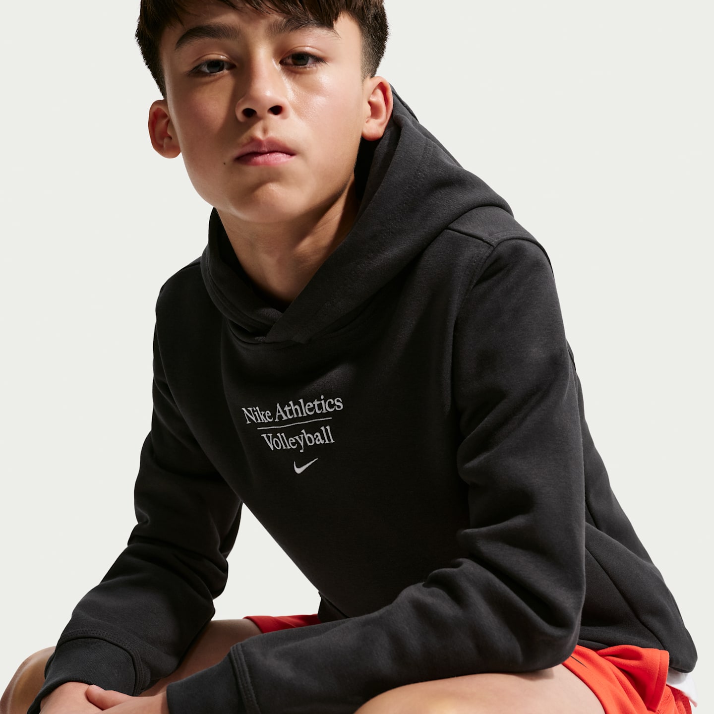 Детское худи Nike для волейбола, цвет: Чёрный — фото 3