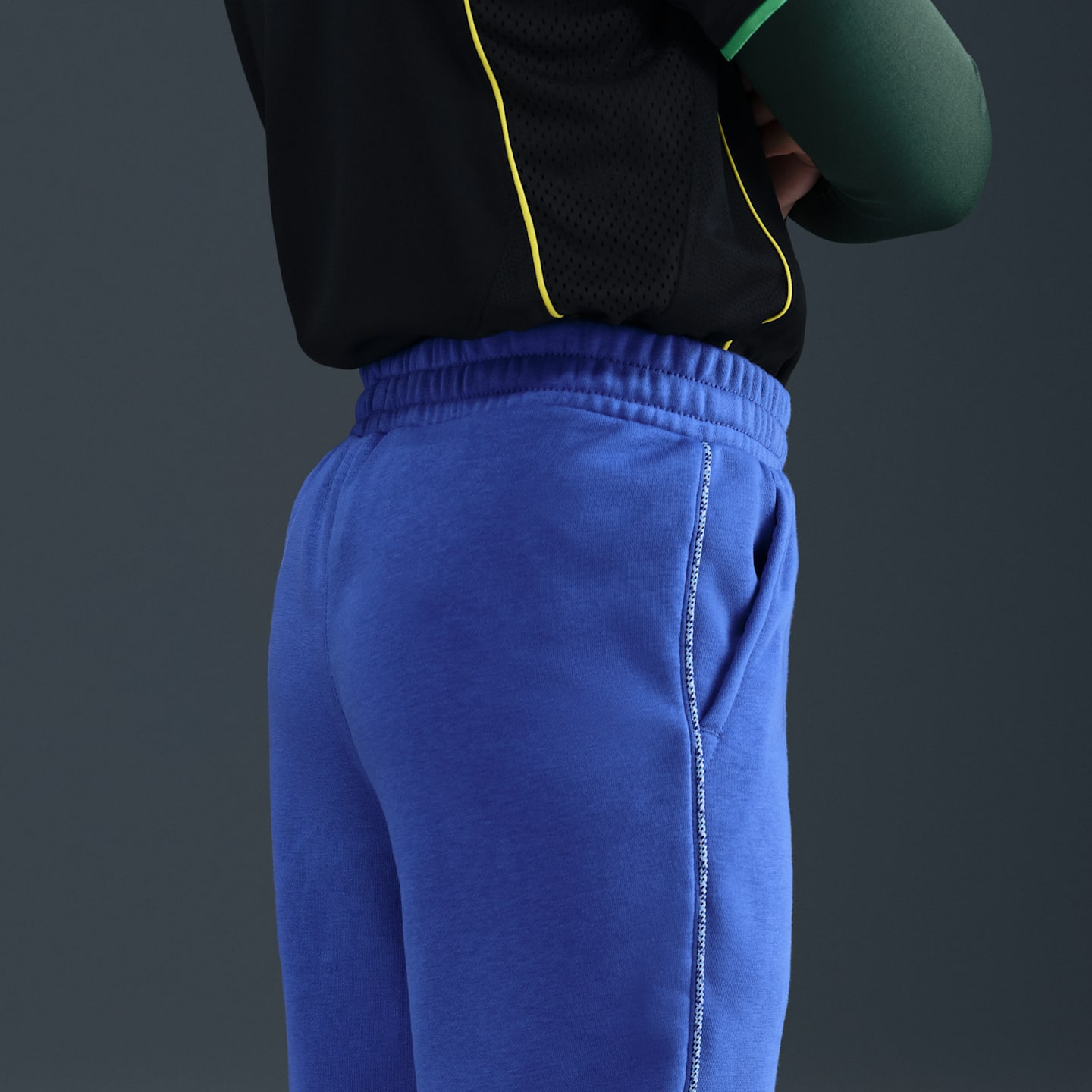 Детские джоггеры Nike Sportswear Club из френч терри, цвет: Синий / Серебристый — фото 4