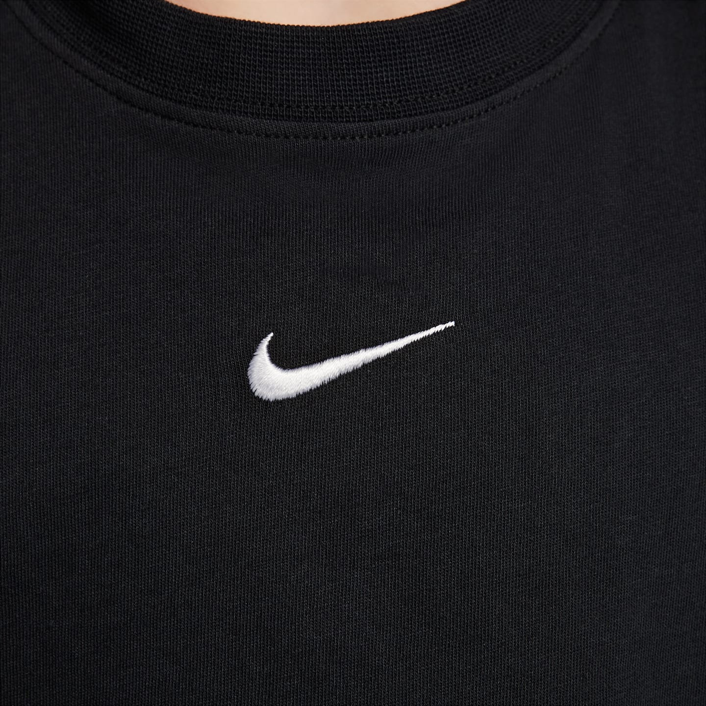 Детская майка для девочек Nike Sportswear, цвет: Чёрный — фото 4