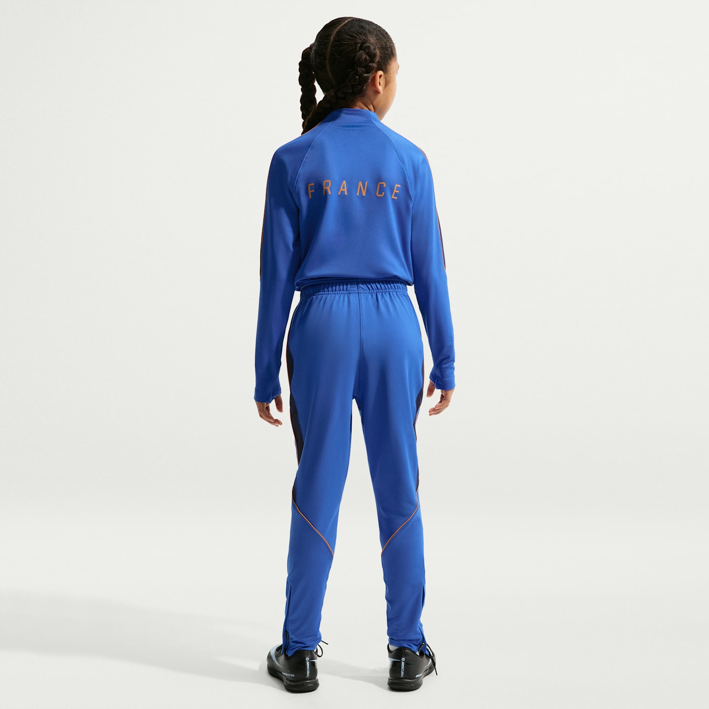 Детский топ Nike FFF Strike Dri-FIT Soccer Drill Top, цвет: Королевский синий / Синий — фото 5