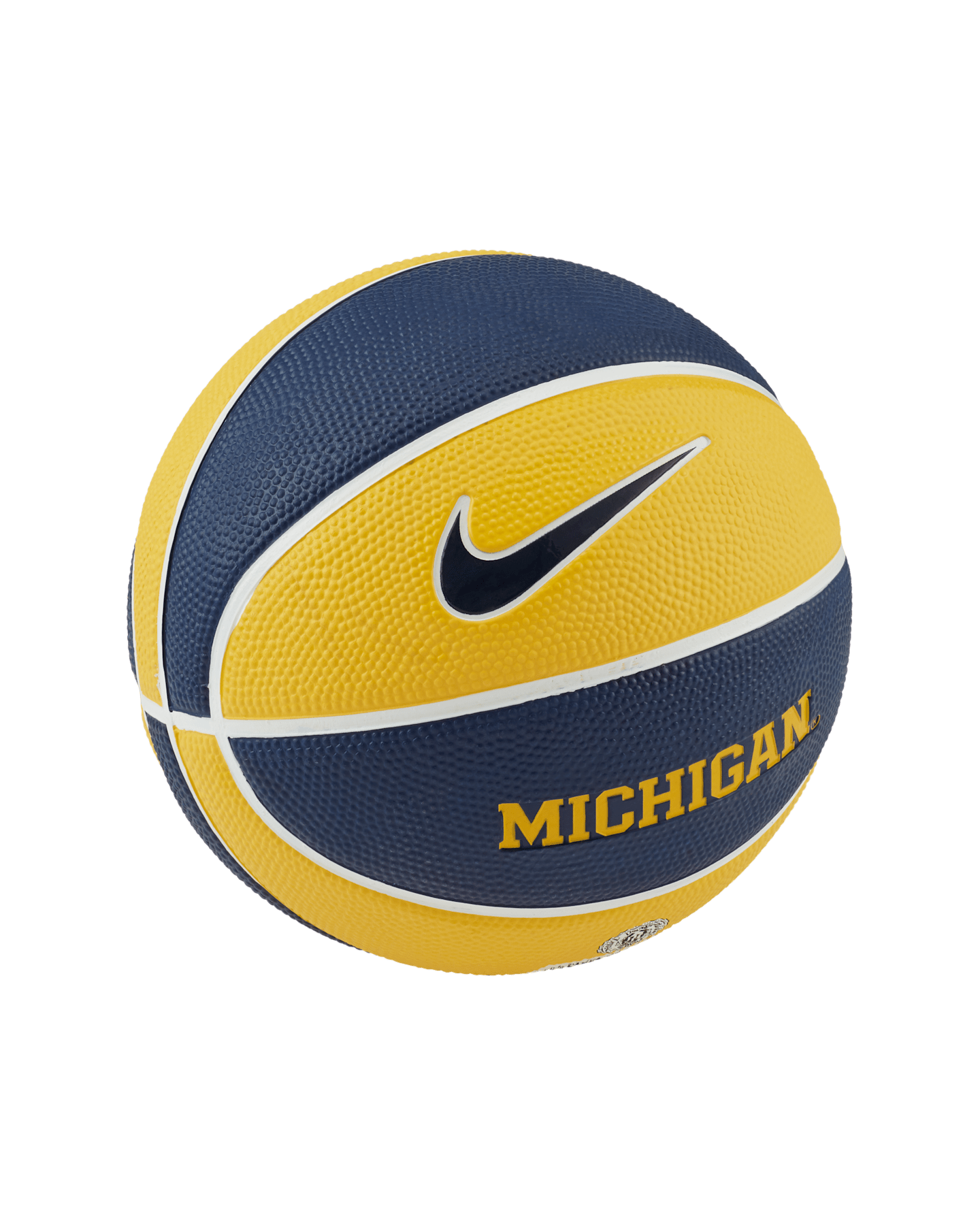 Мячи Nike College Mini (Michigan) Basketball, цвет: Amarillo — фото 3