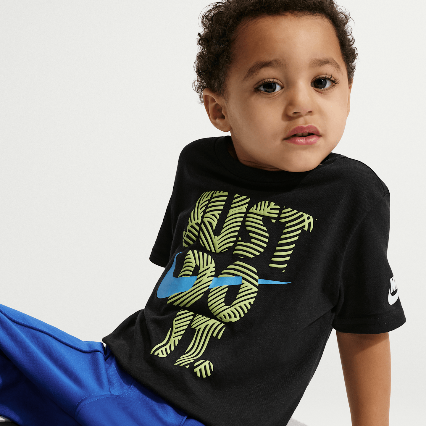 Детская футболка с принтом Nike In The Zone для малышей, цвет: Чёрный — фото 3