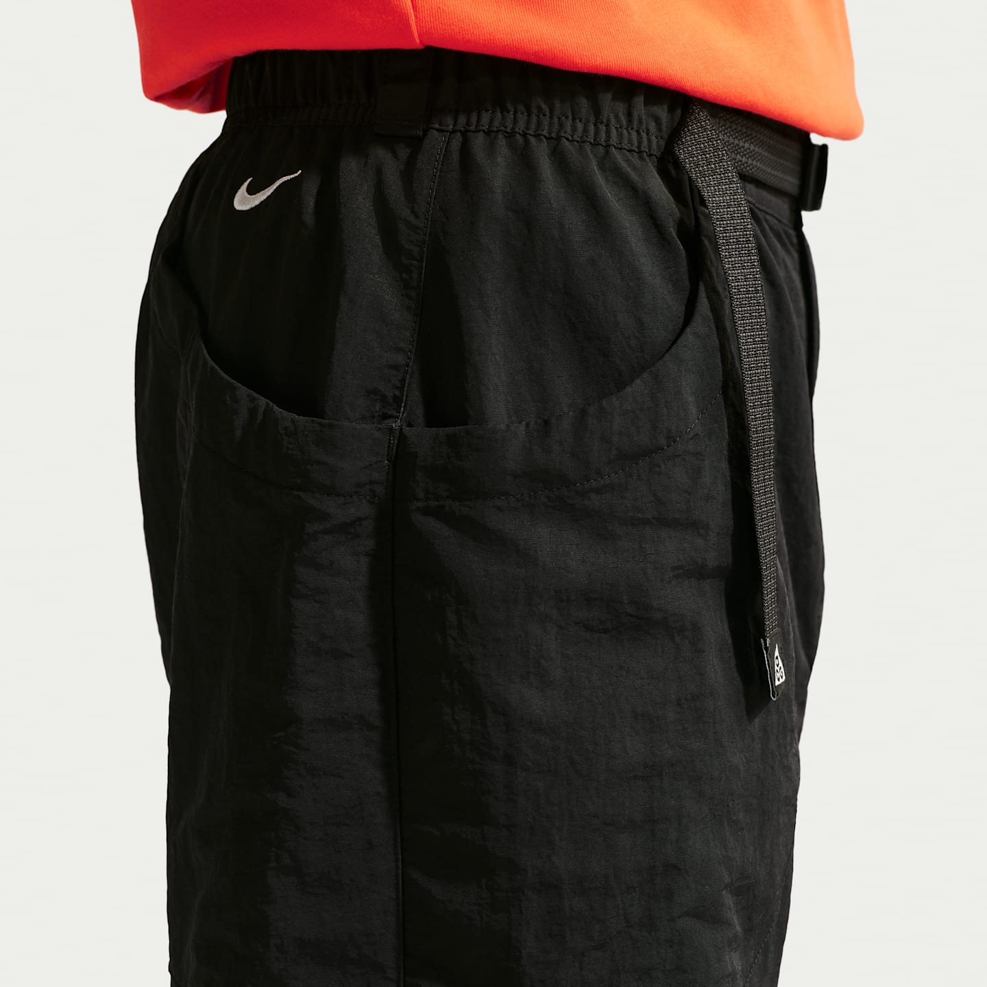 Мужские брюки Nike ACG Dolomiti, цвет: Чёрный / Снежный белый — фото 6