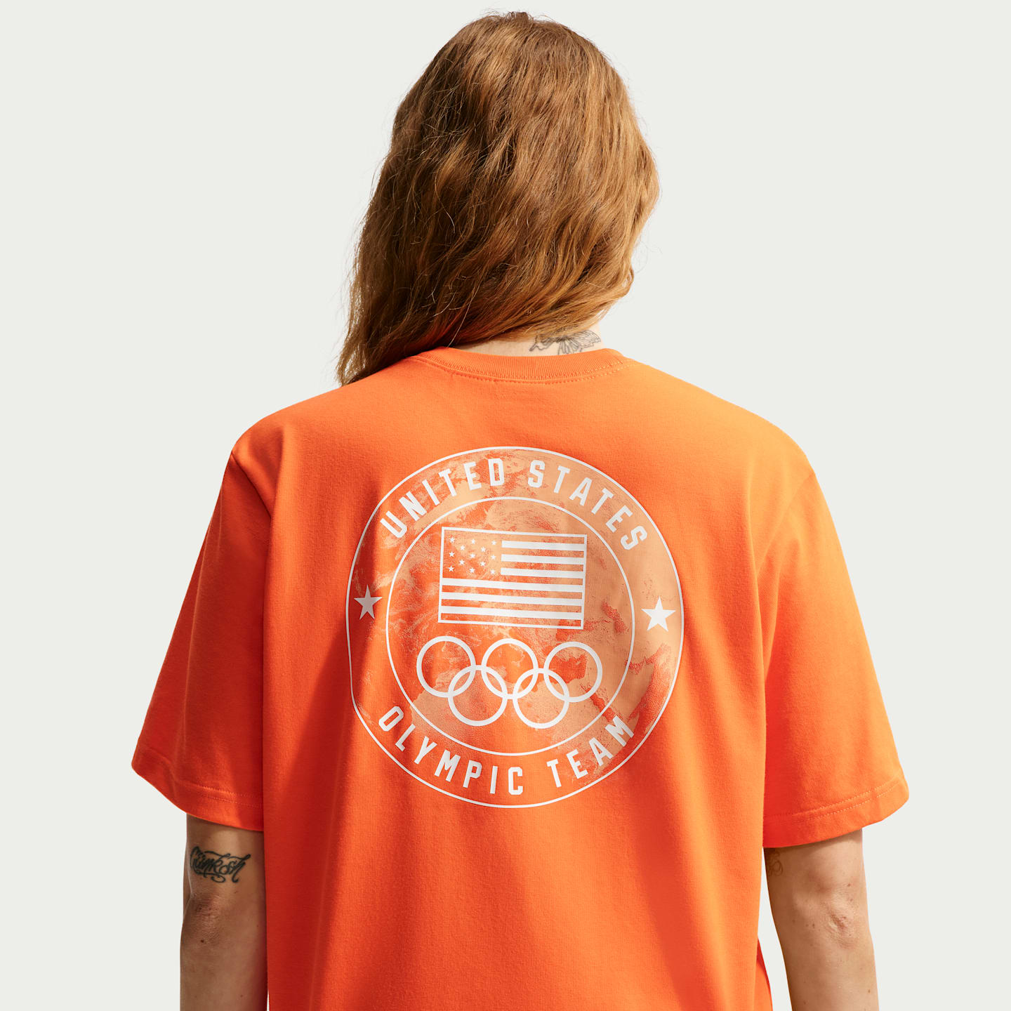 Женская футболка Nike ACG x Team USA Dri-FIT, цвет: Оранжевый — фото 1