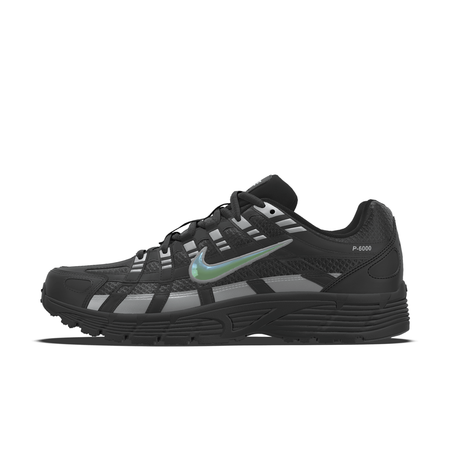 Женские кроссовки Nike P-6000 By You Custom, цвет: Разноцветный — фото 1
