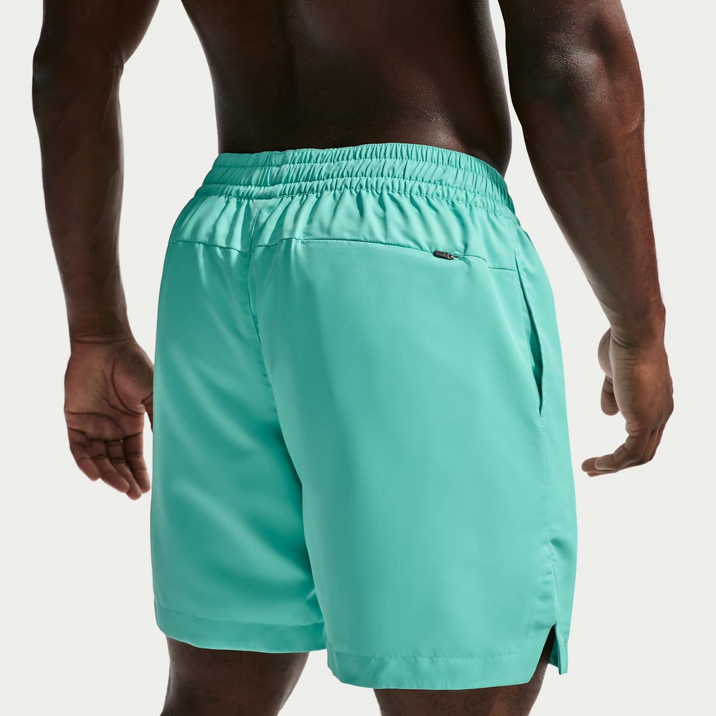 Мужские плавательные шорты Nike Swim Fadeaway Essential, 7", на полной подкладке, цвет: Выбеленный бирюзовый — фото 3