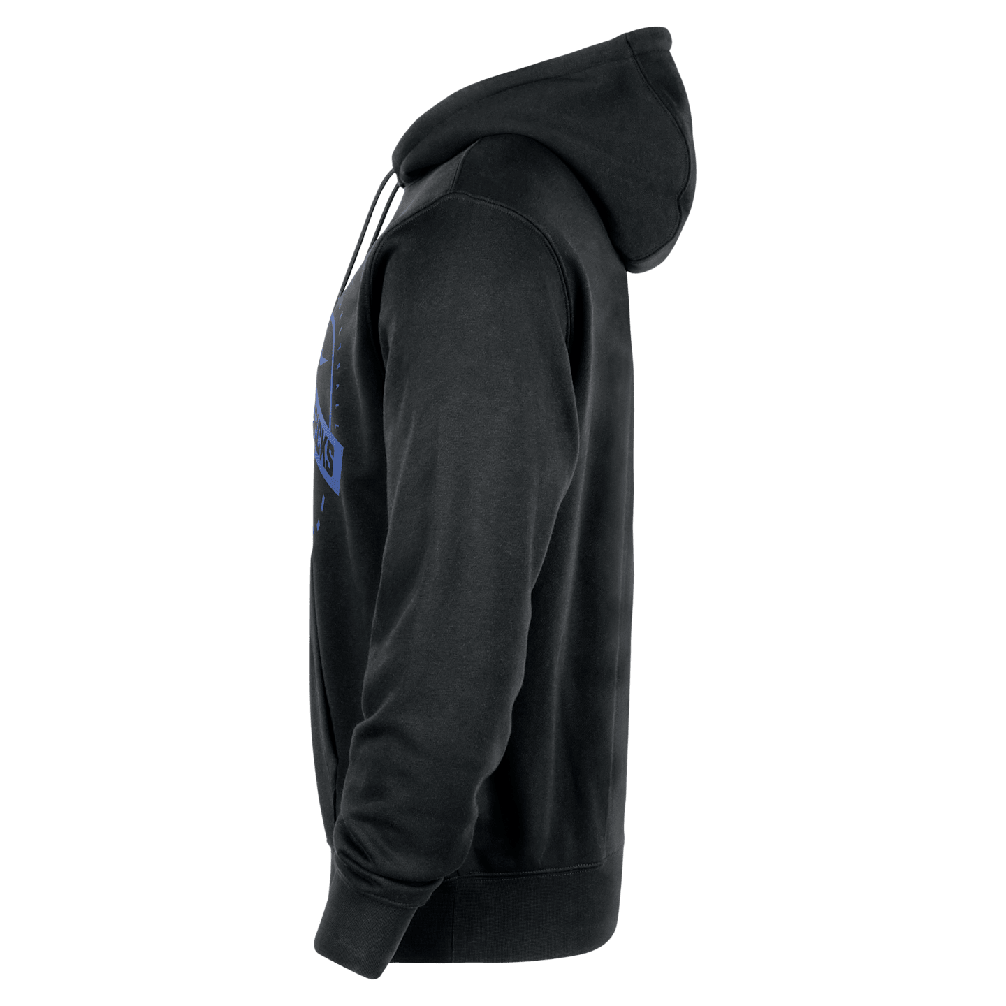 Мужское худи Nike Dallas Mavericks Club NBA Practice Pullover, цвет: Чёрный / Королевский синий — фото 3