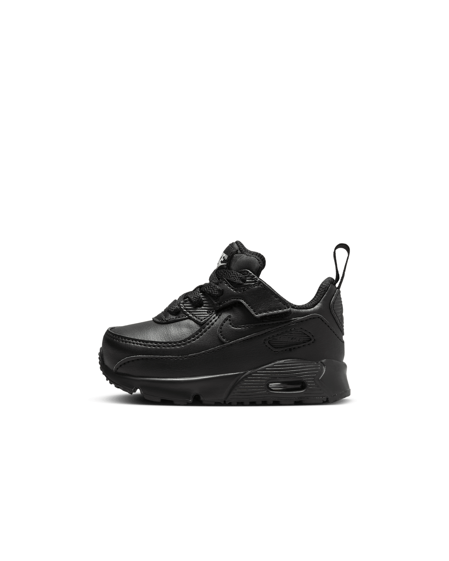 Детские кроссовки Nike Air Max 90 EasyOn Little Kids' Shoes, цвет: Чёрный — фото 8