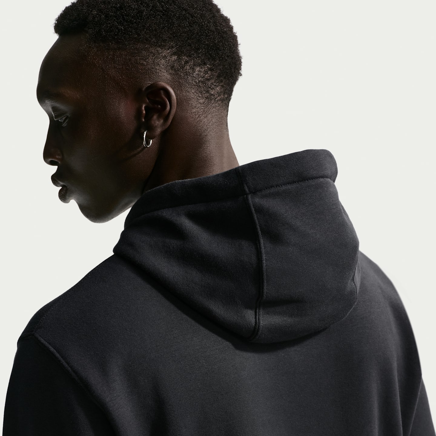 Мужское худи-пуловер Nike для тяжёлой атлетики, цвет: Чёрный — фото 2