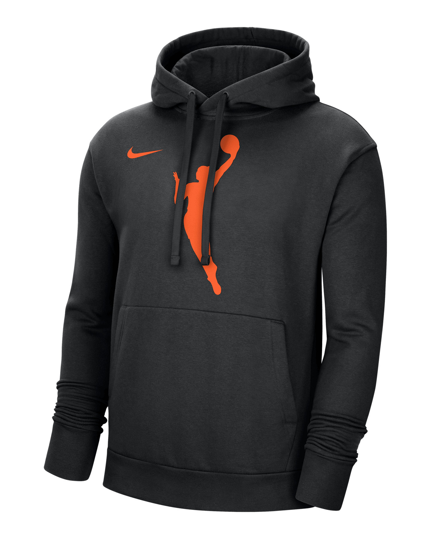 Флисовое худи Nike WNBA, цвет: Чёрный / Яркий оранжевый — фото 3