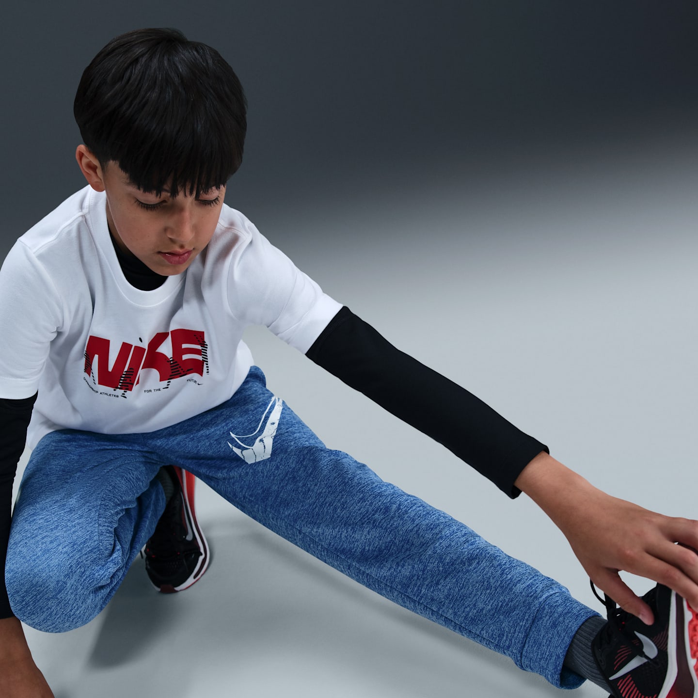 Детские брюки Nike Multi Stain Repel Therma-FIT, цвет: Королевский синий / Синий — фото 4