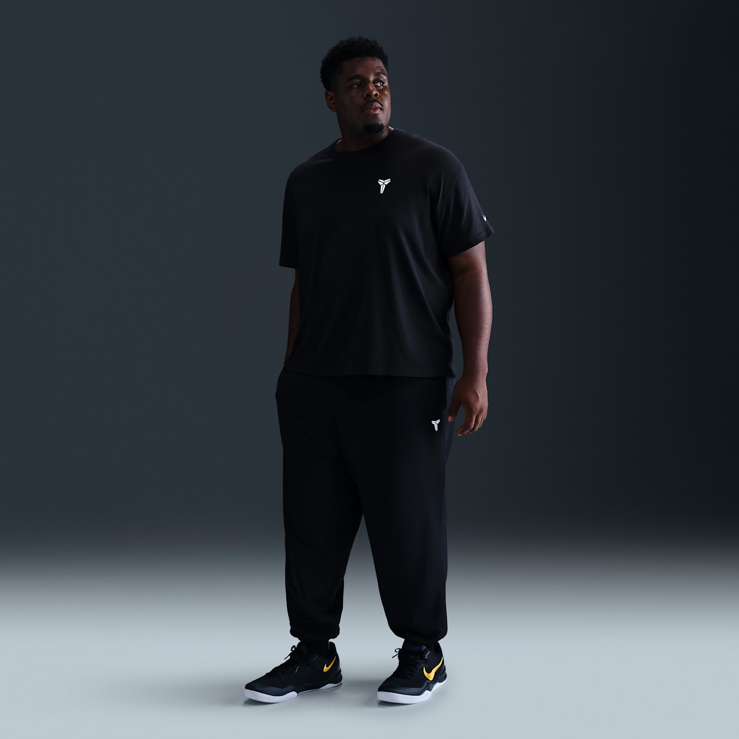 Мужские брюки Nike Kobe Therma-FIT Basketball, цвет: Чёрный / Белый — фото 6