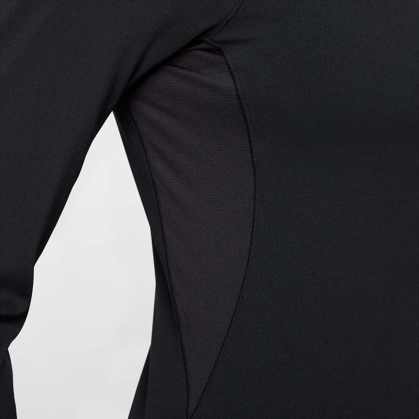 Женский топ Nike Pro Dri-FIT с длинным рукавом, цвет: Чёрный / Белый — фото 5