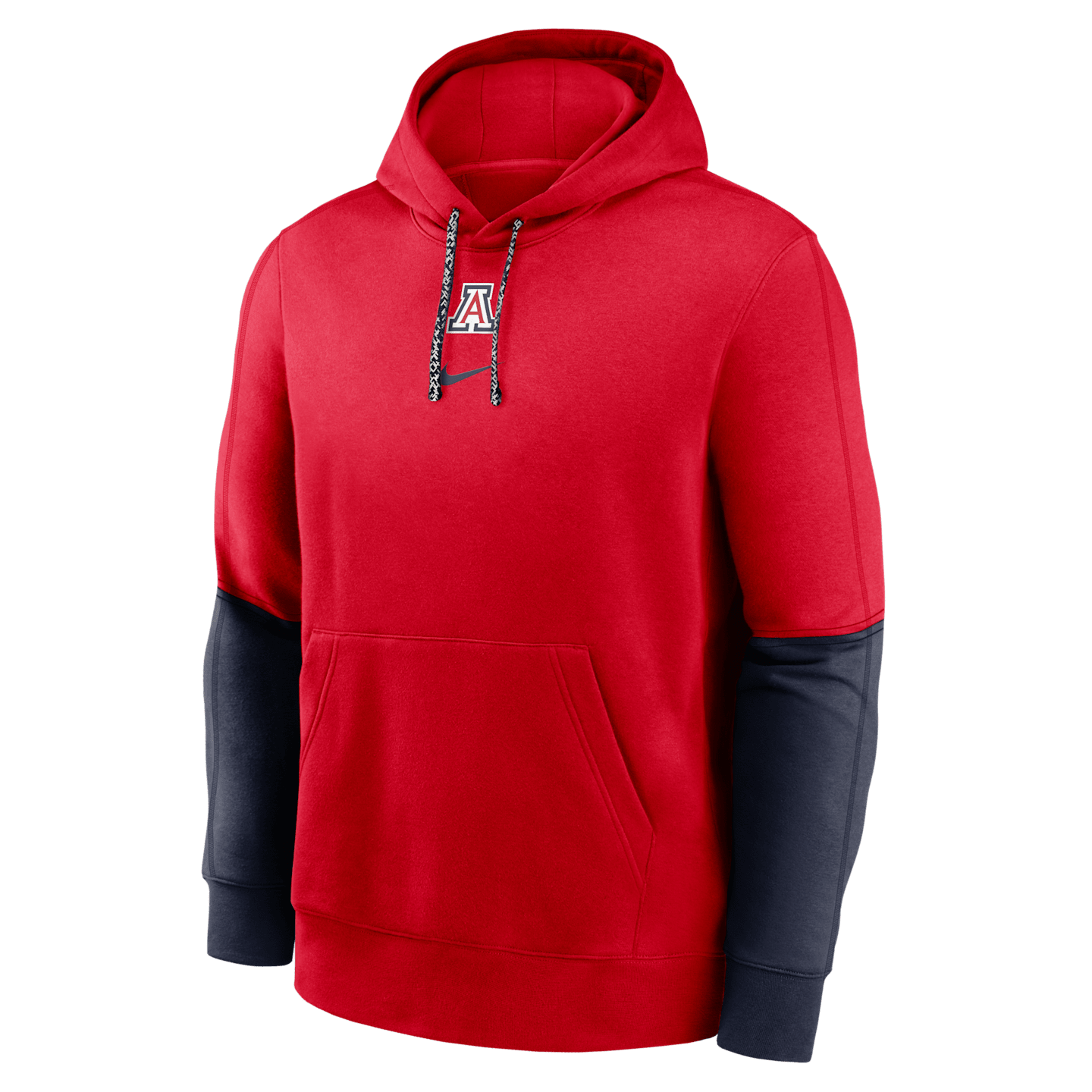 Мужское худи Nike Arizona Wildcats Sideline Team Issue Club College, цвет: Красный — фото 1