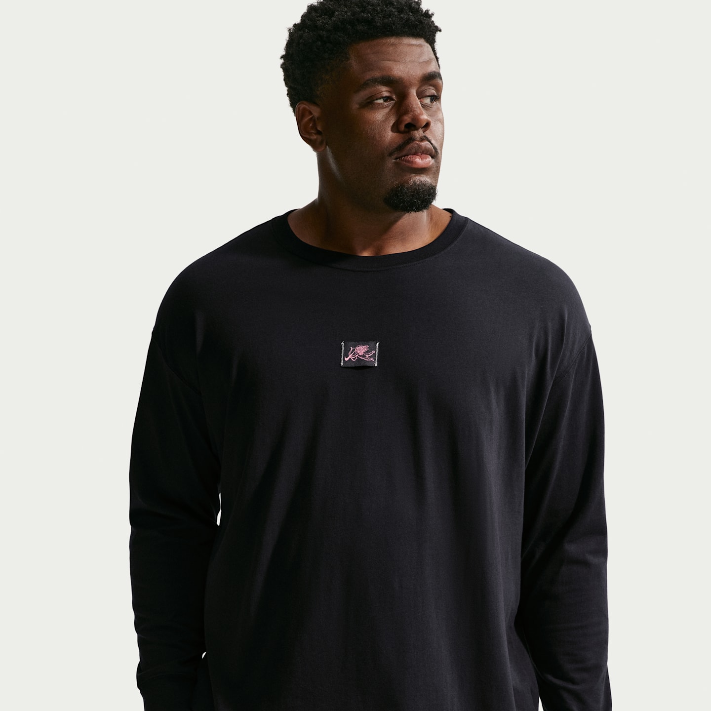 Женская футболка Nike Sportswear с длинным рукавом, цвет: Чёрный — фото 6