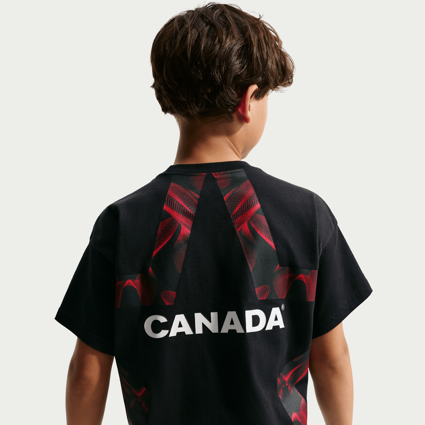 Детская футболка Nike Canada Premium Goalkeeper Soccer, цвет: Чёрный — фото 2
