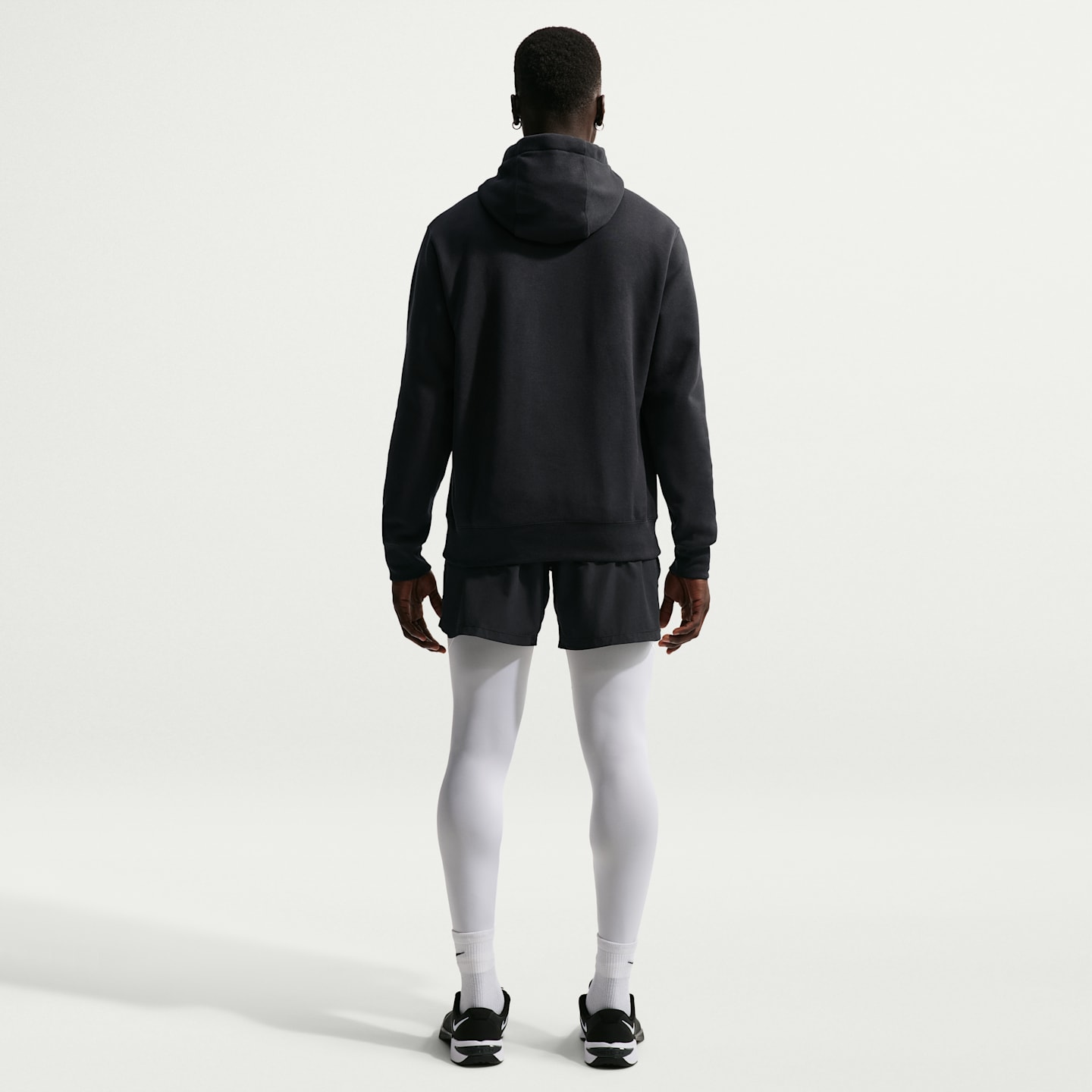 Мужское худи-пуловер Nike для тяжёлой атлетики, цвет: Чёрный — фото 5