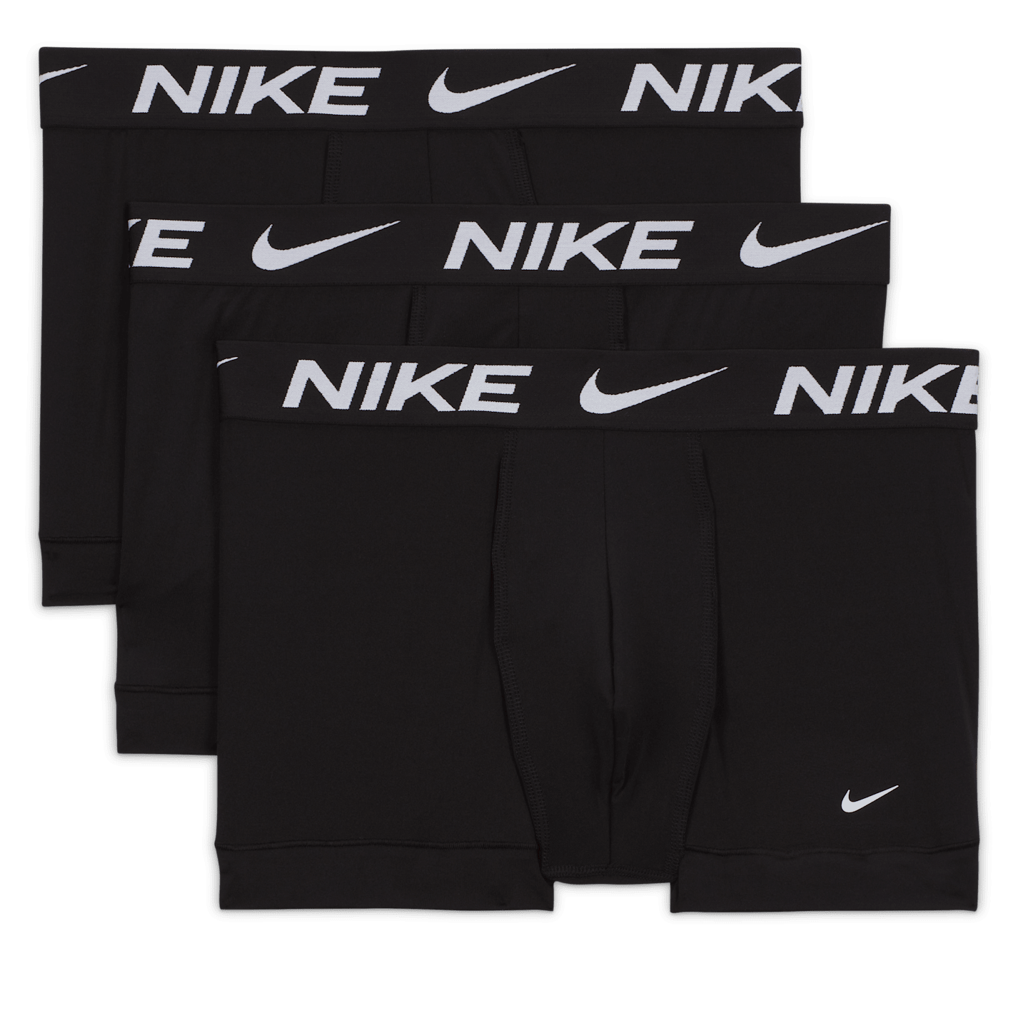 Трусы Essential Micro Dri-FIT для мужчин, 3 шт. — Nike, цвет: Чёрный — фото 8