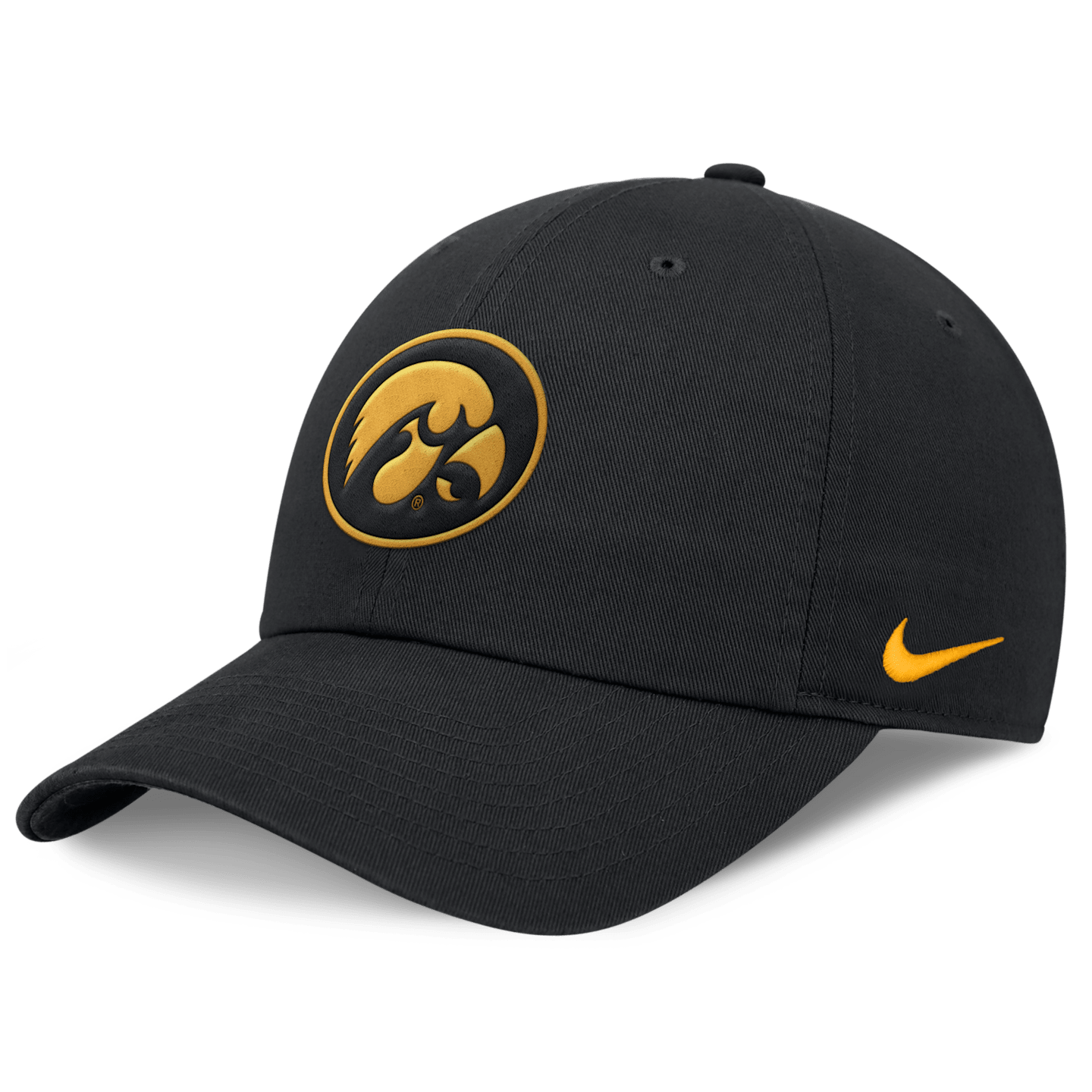 Мужская регулируемая кепка Nike Iowa Club, цвет: Чёрный — фото 1
