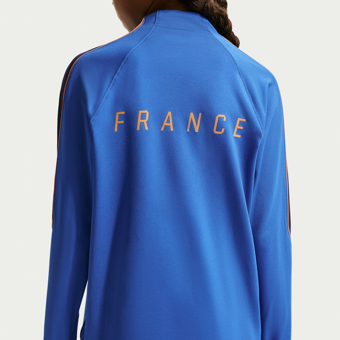 Детский топ Nike FFF Strike Dri-FIT Soccer Drill Top, цвет: Королевский синий / Синий — фото 2
