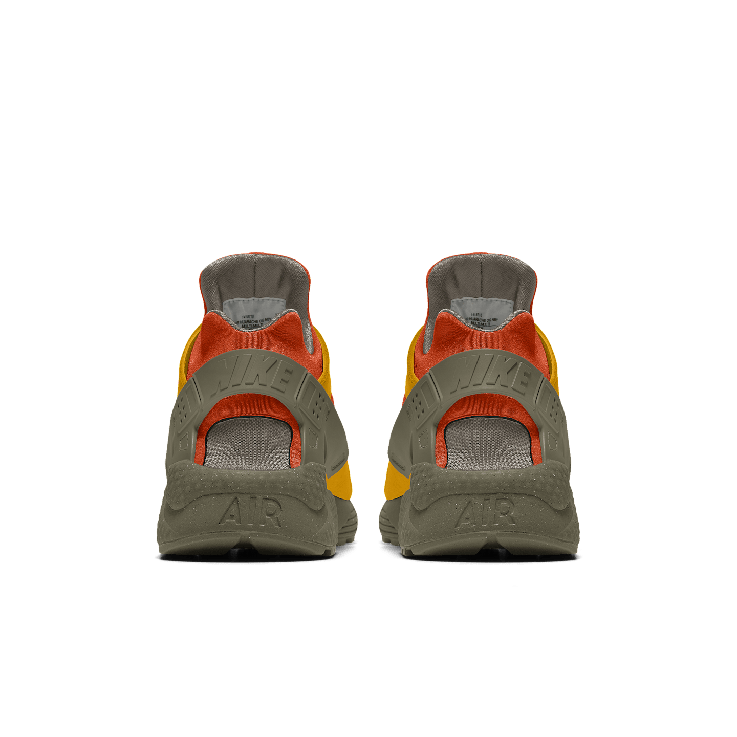 Мужские кроссовки Nike Air Huarache By You Custom, цвет: Разноцветный — фото 5