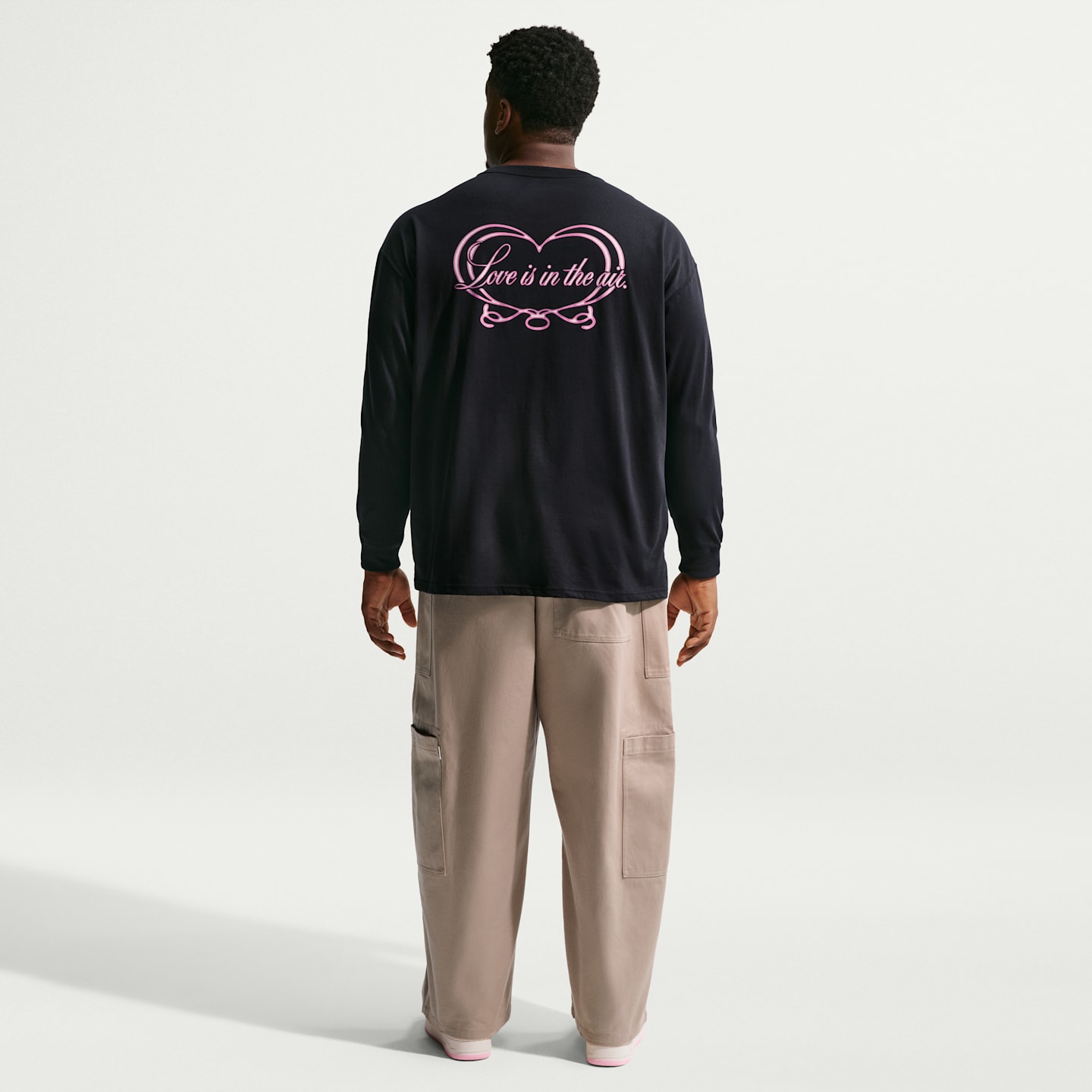 Женская футболка Nike Sportswear с длинным рукавом, цвет: Чёрный — фото 10