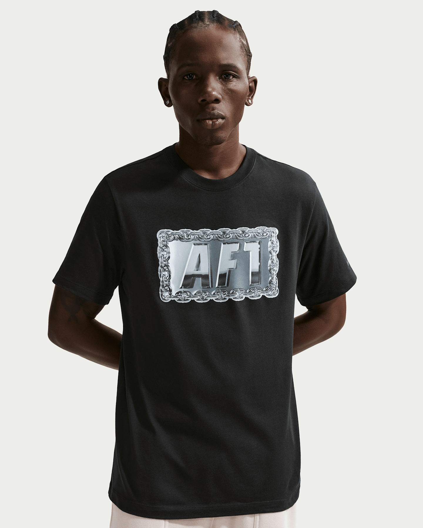 Мужская футболка Nike Sportswear, цвет: Чёрный — фото 6