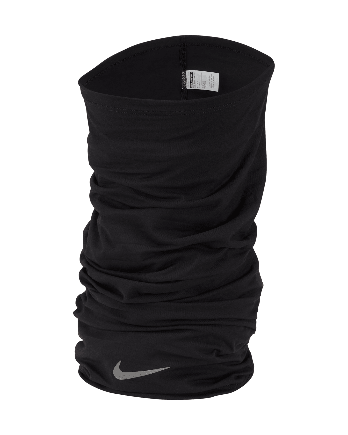 Бафф для шеи Nike Dri-FIT, цвет: Чёрный / Серебряный — фото 4