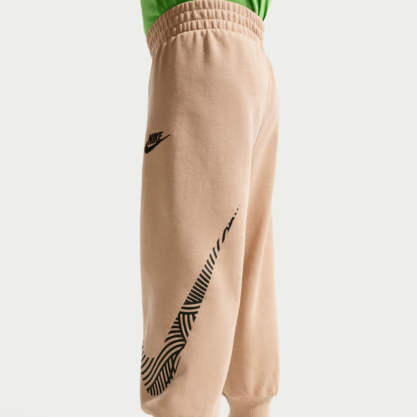 Детские свитеры Nike Sportswear In The Zone 2-Piece Oversized French Terry Pullover Set, цвет: Коричневый — фото 5