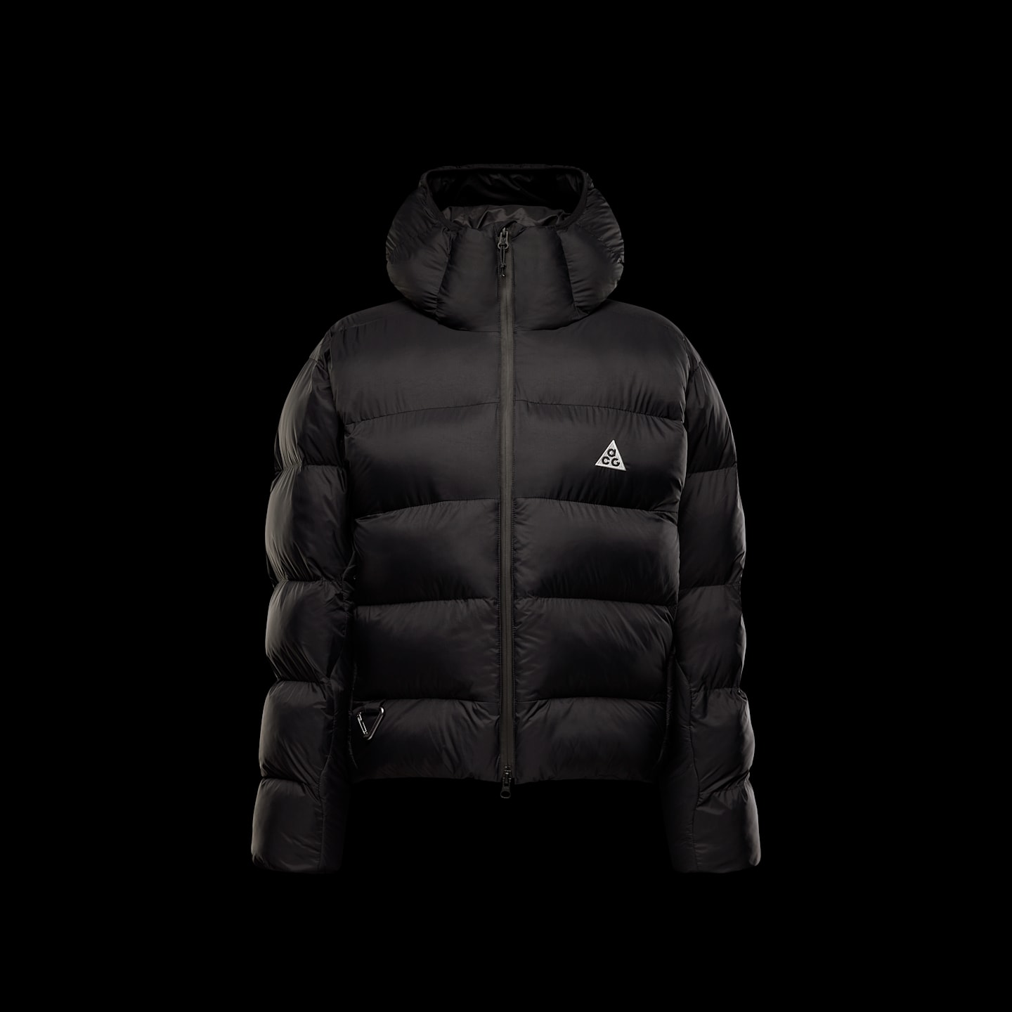 Женская куртка Nike ACG "Lunar Lake" PrimaLoft® Therma-FIT ADV Loose Hooded, цвет: Чёрный / Снежный белый — фото 6