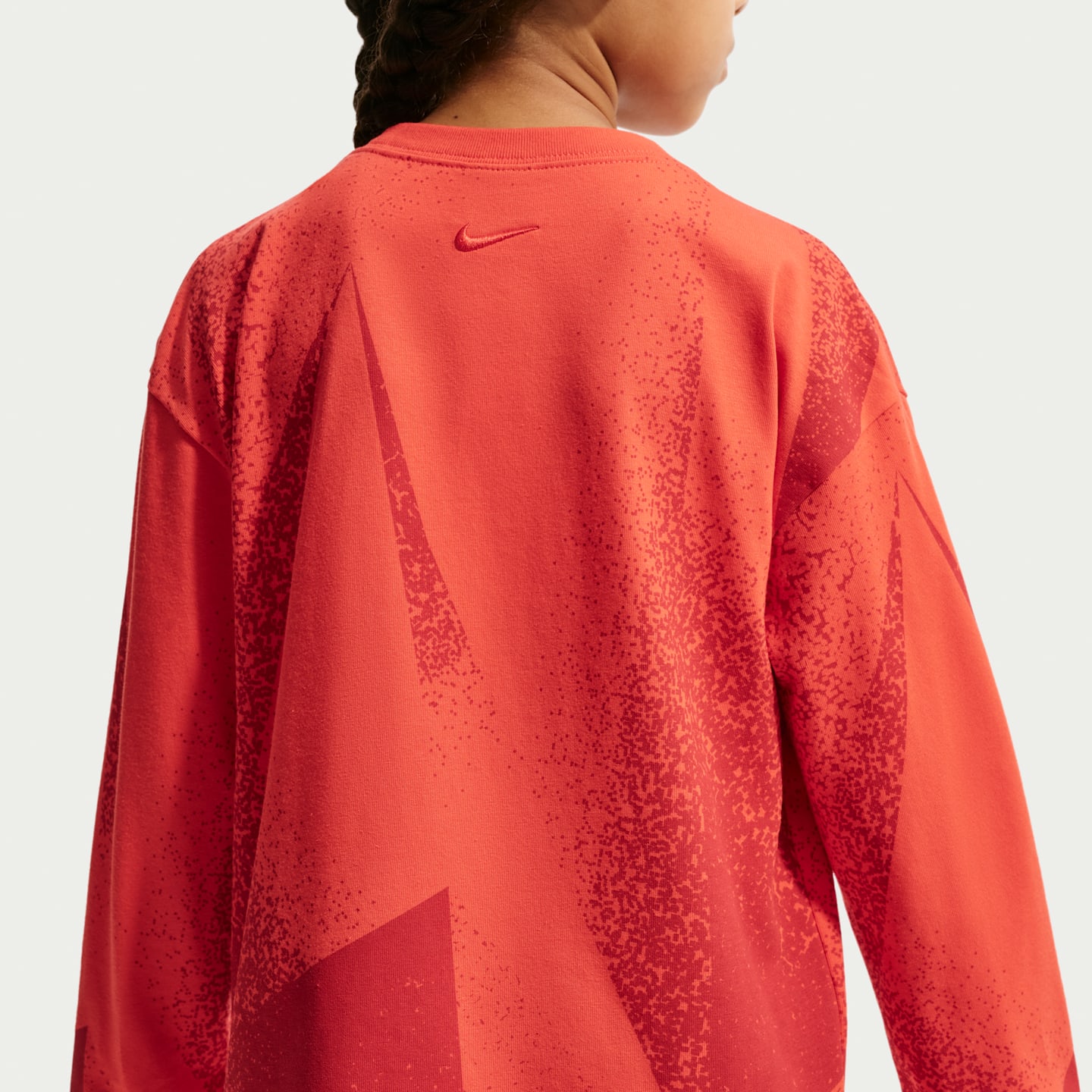 Детская футболка Nike Kobe Dri-FIT Max90 с длинным рукавом, цвет: Светлый малиновый — фото 2