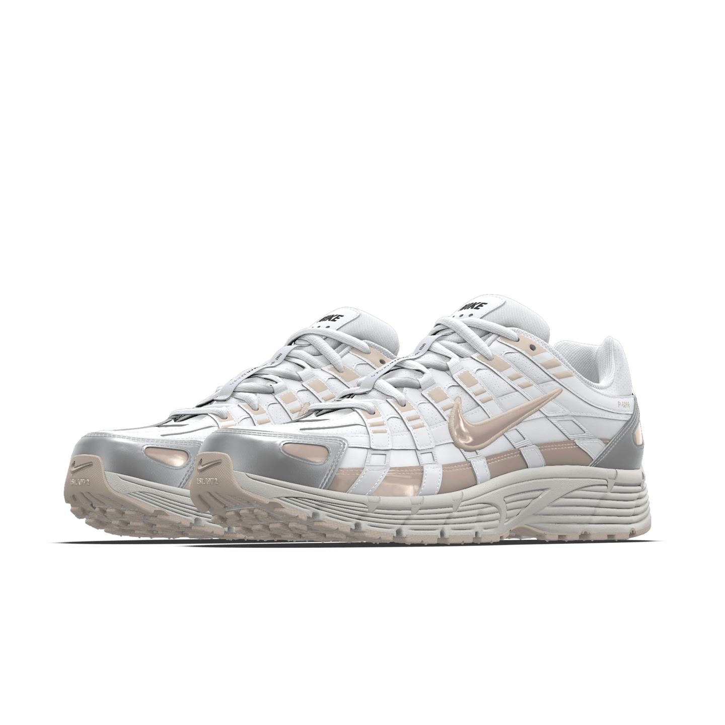 Мужские кроссовки Nike P-6000 By You Custom, цвет: Разноцветный — фото 2