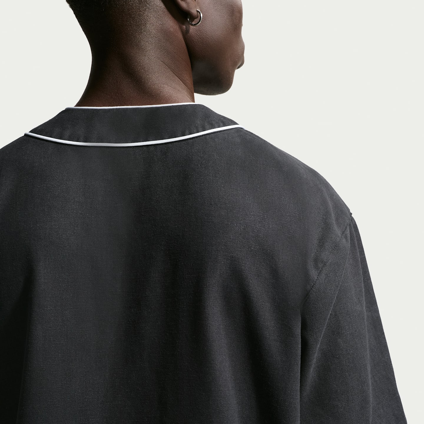 Мужской топ Nike Life Vintage Sport с коротким рукавом, цвет: Чёрный / Белый — фото 2