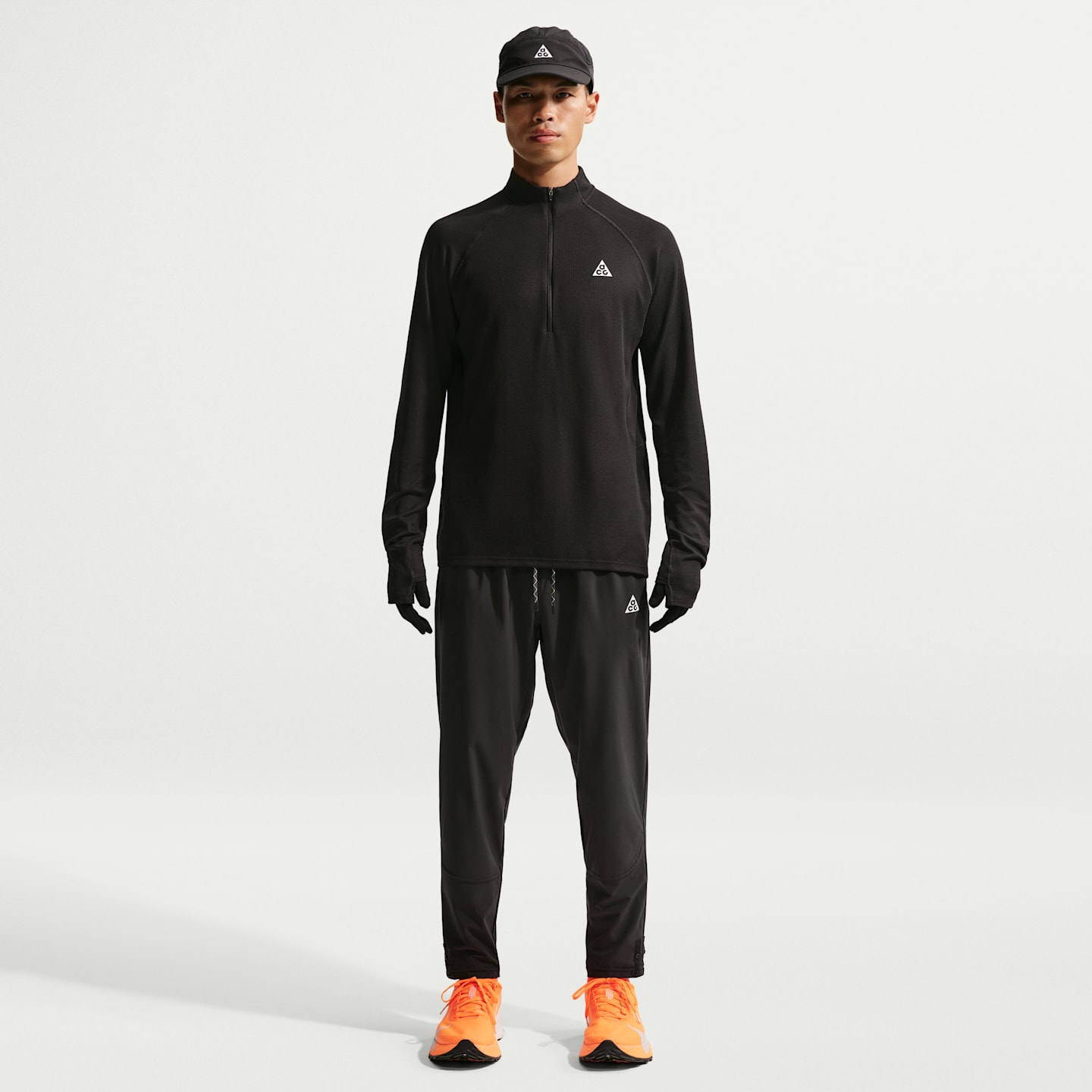 Мужские брюки для трейлраннинга Nike ACG Dawn Range Dri-FIT, цвет: Чёрный / Антрацитовый — фото 1