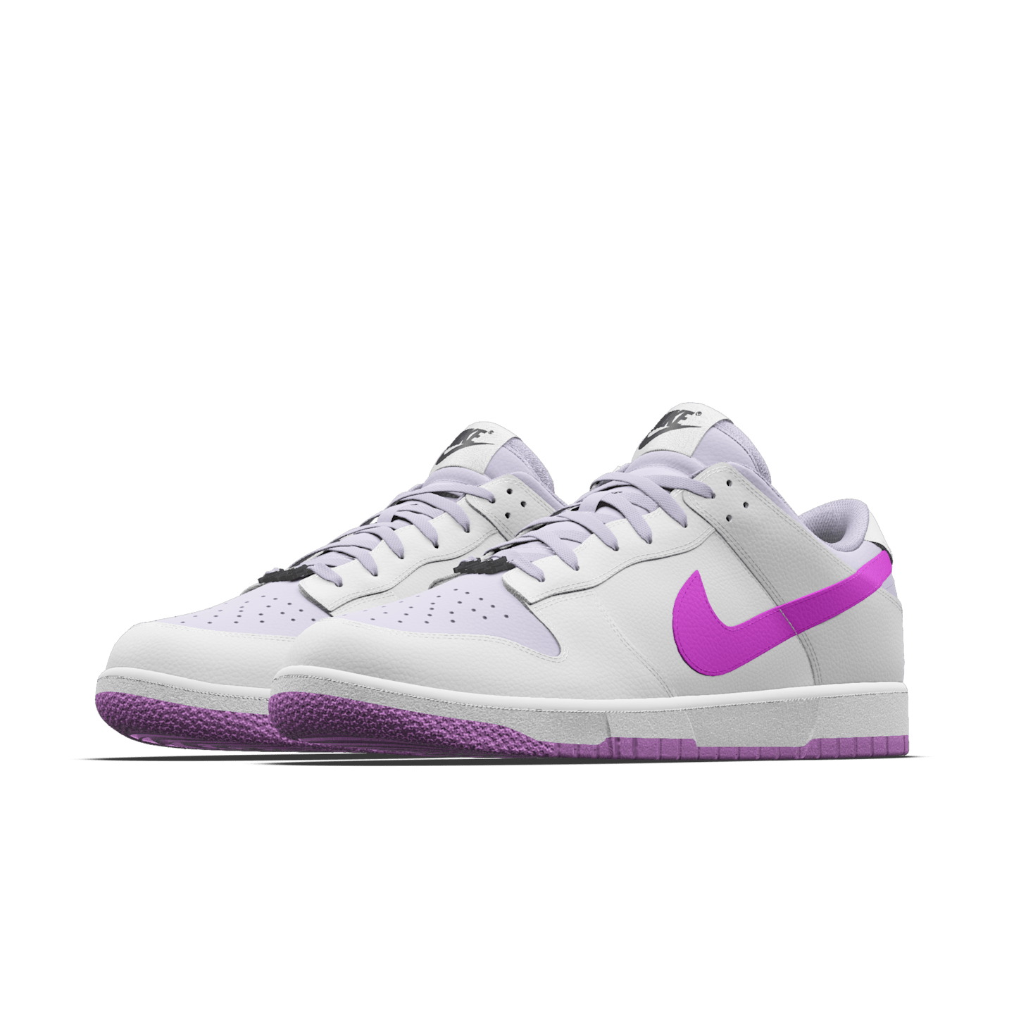 Женские кроссовки Nike Dunk Low Unlocked By You Custom, цвет: Разноцветный — фото 2