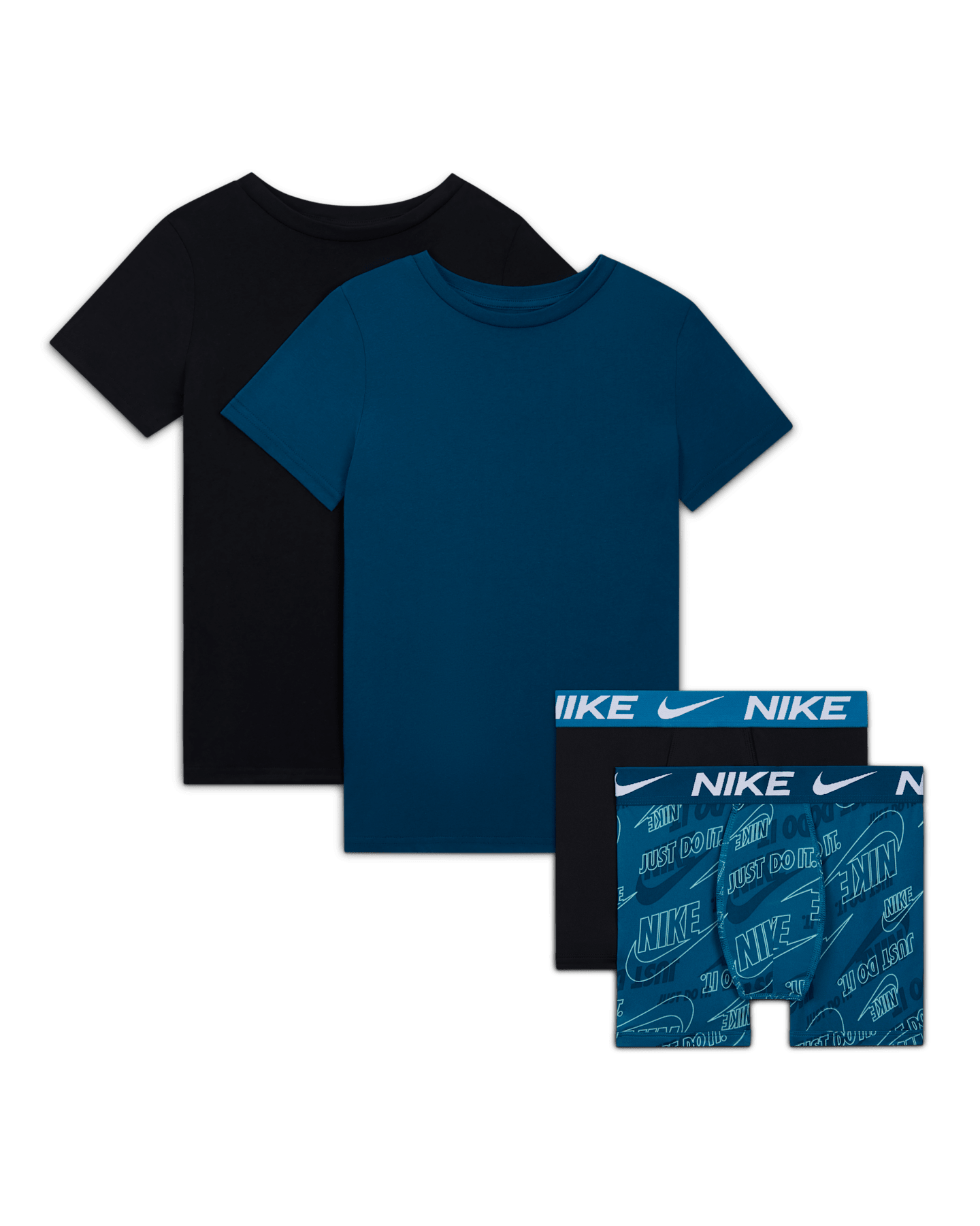 Детский набор из 4 предметов Nike: боксёры и майки, цвет: Разноцветный — фото 5