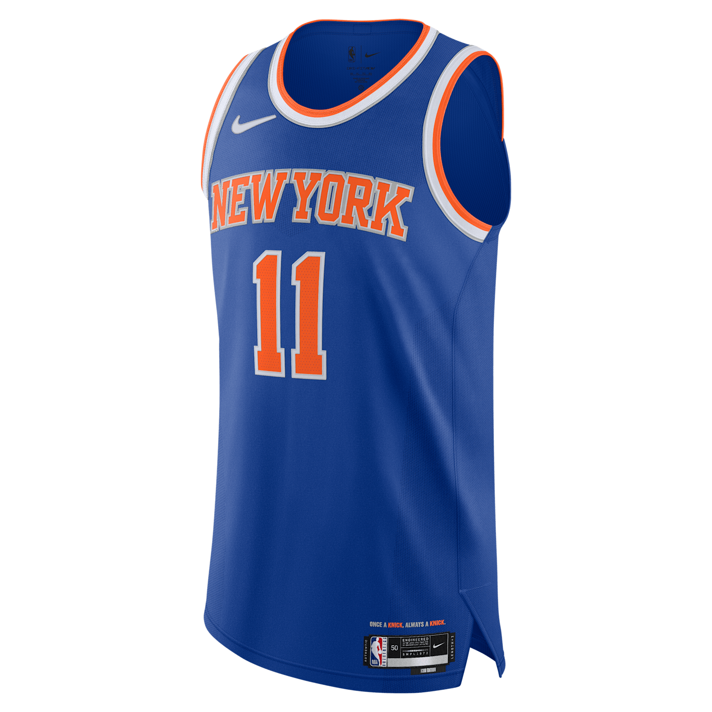 Мужское джерси Nike NBA Knicks Icon Edition 2020 Authentic, цвет: Синий