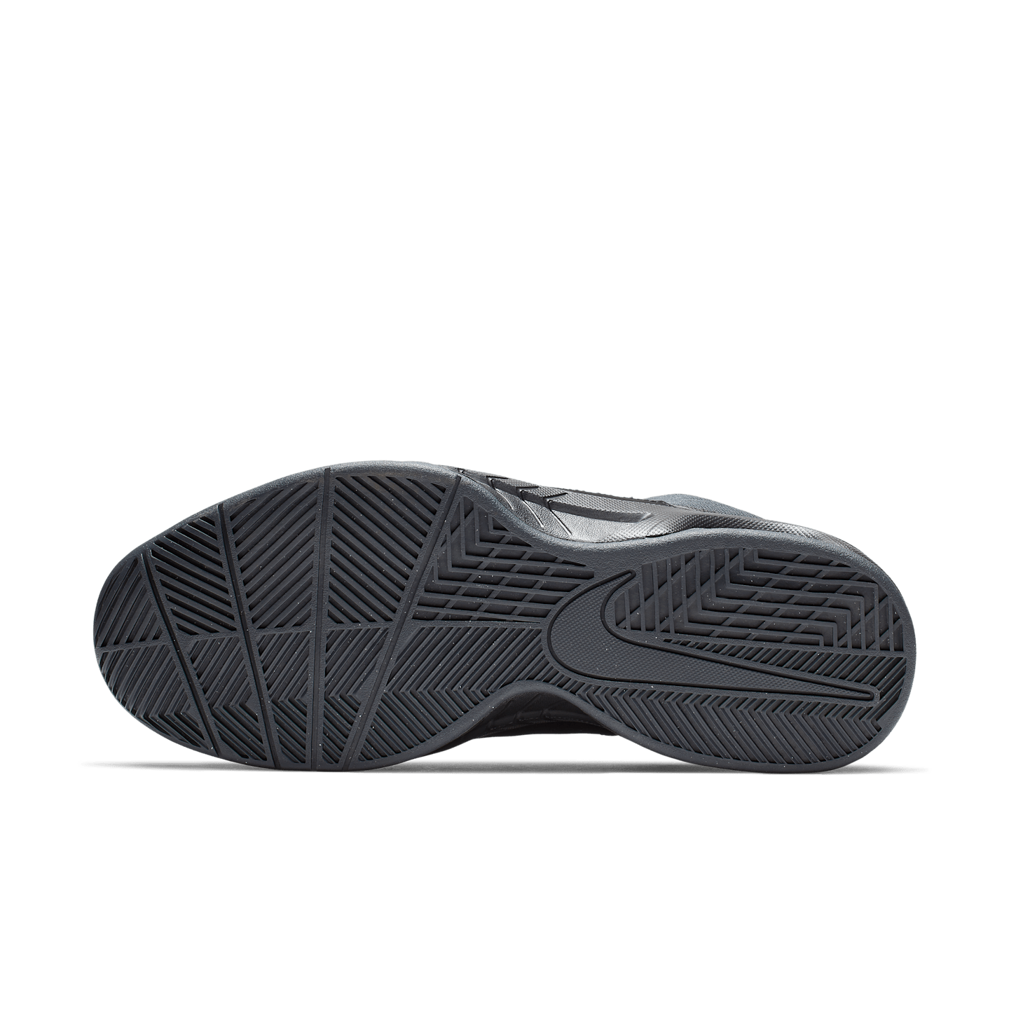 Мужские кроссовки Nike Air Visi Pro VI Nubuck Basketball, цвет: Чёрный / Антрацитовый — фото 2
